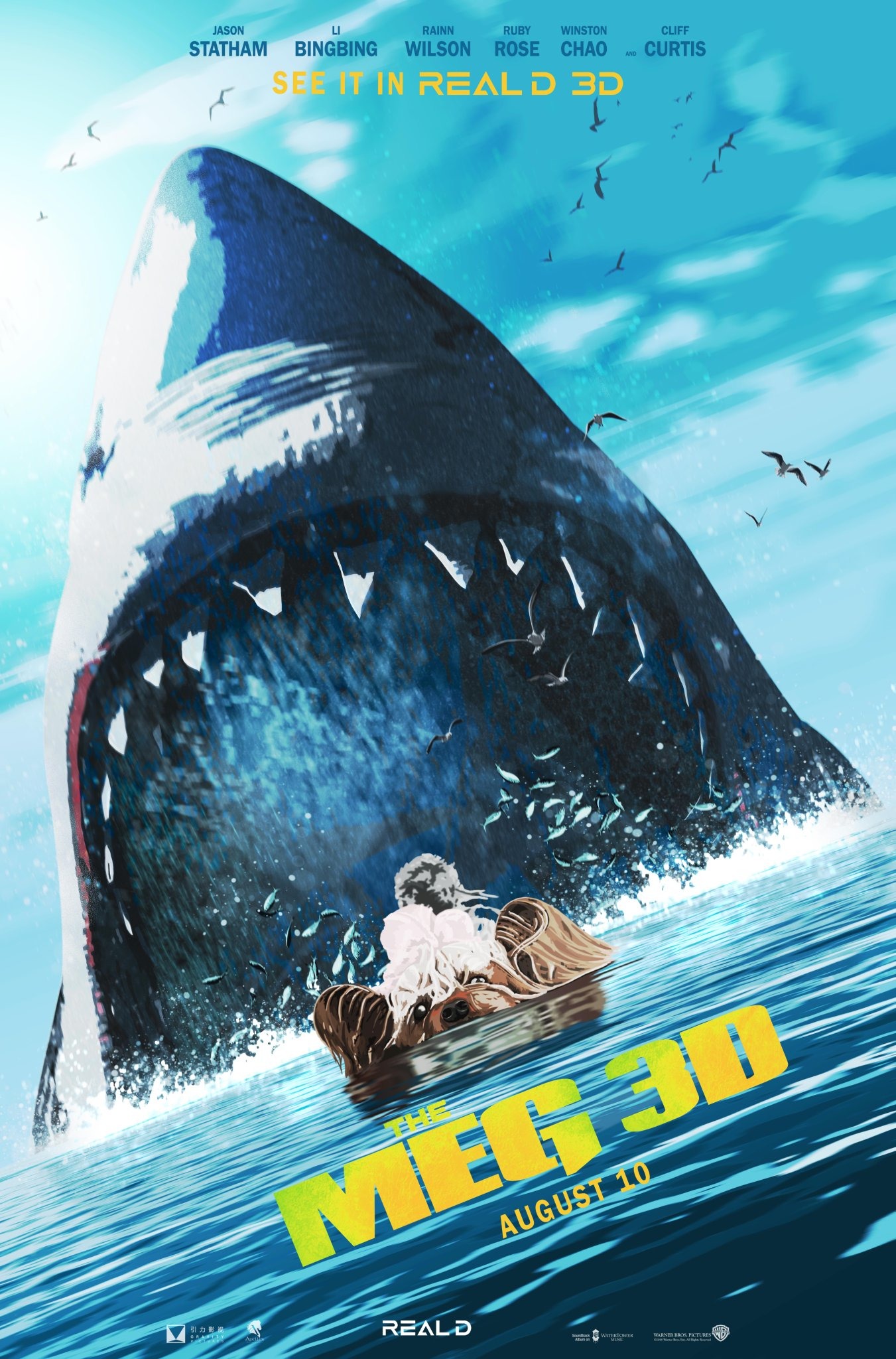 Mega Sized Movie Poster Image for The Meg (#13 of 26)