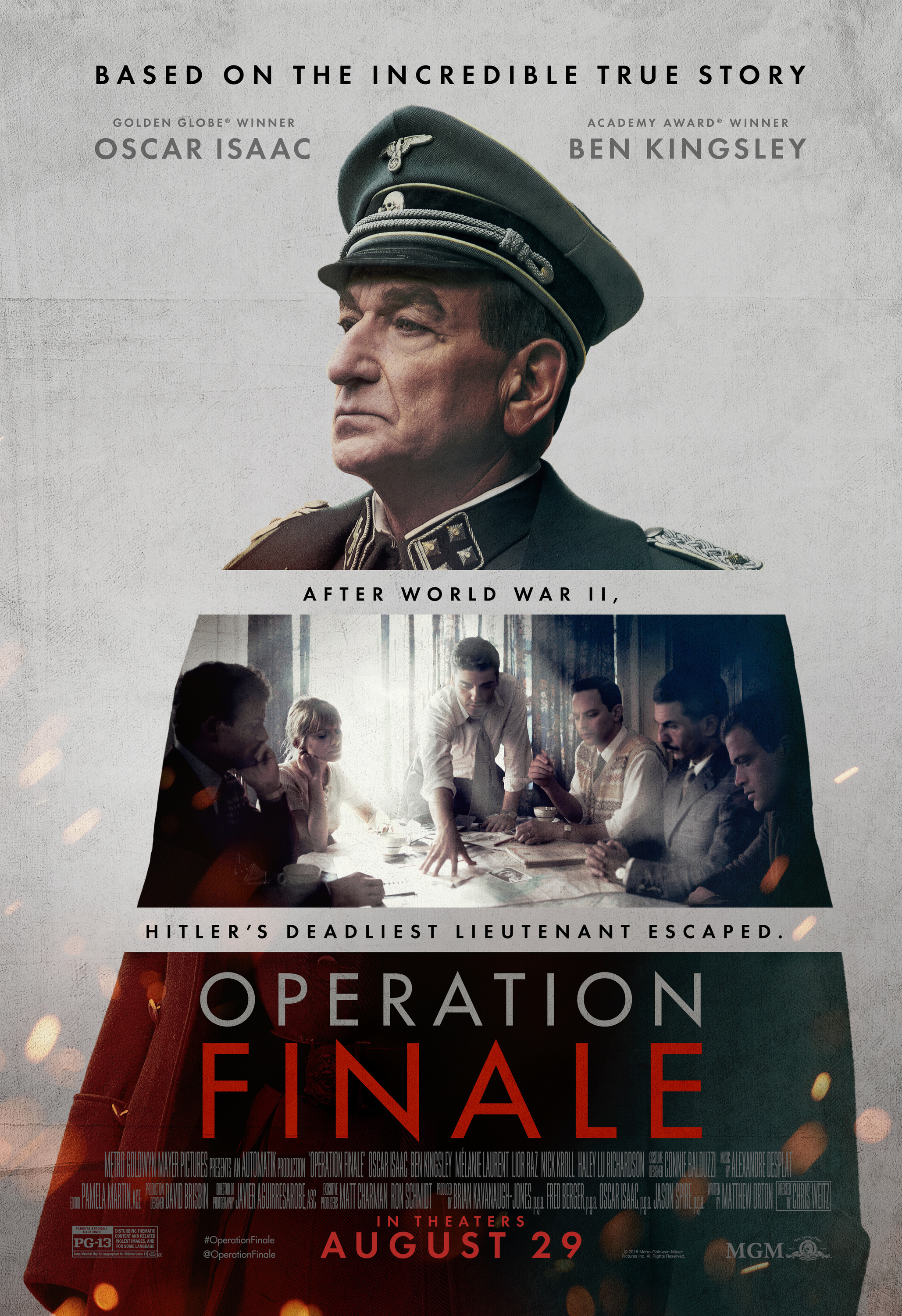 Mega Sized Movie Poster Image for Operation Finale (#4 of 4)