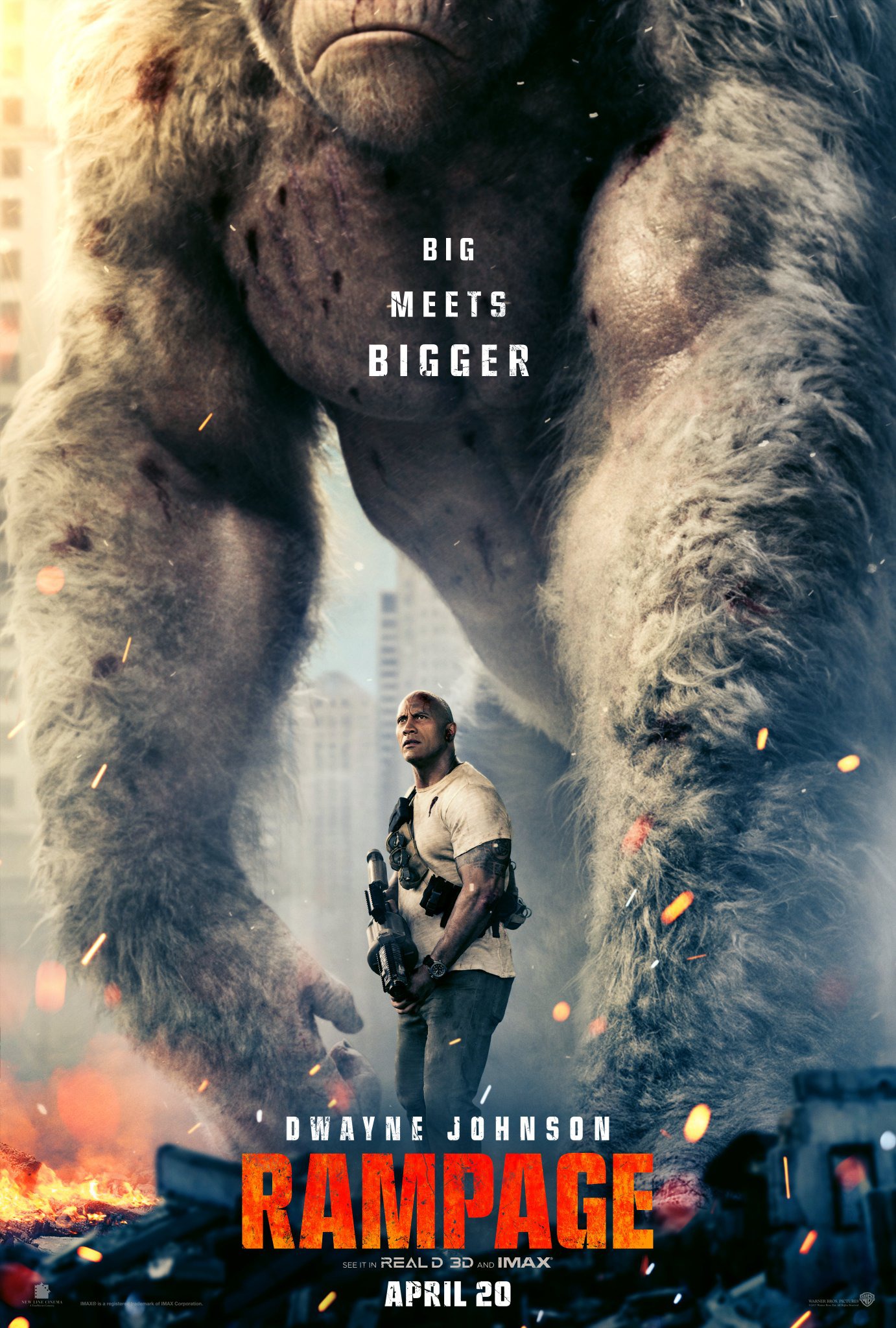 Mega Sized Movie Poster Image for Rampage (#1 of 17)