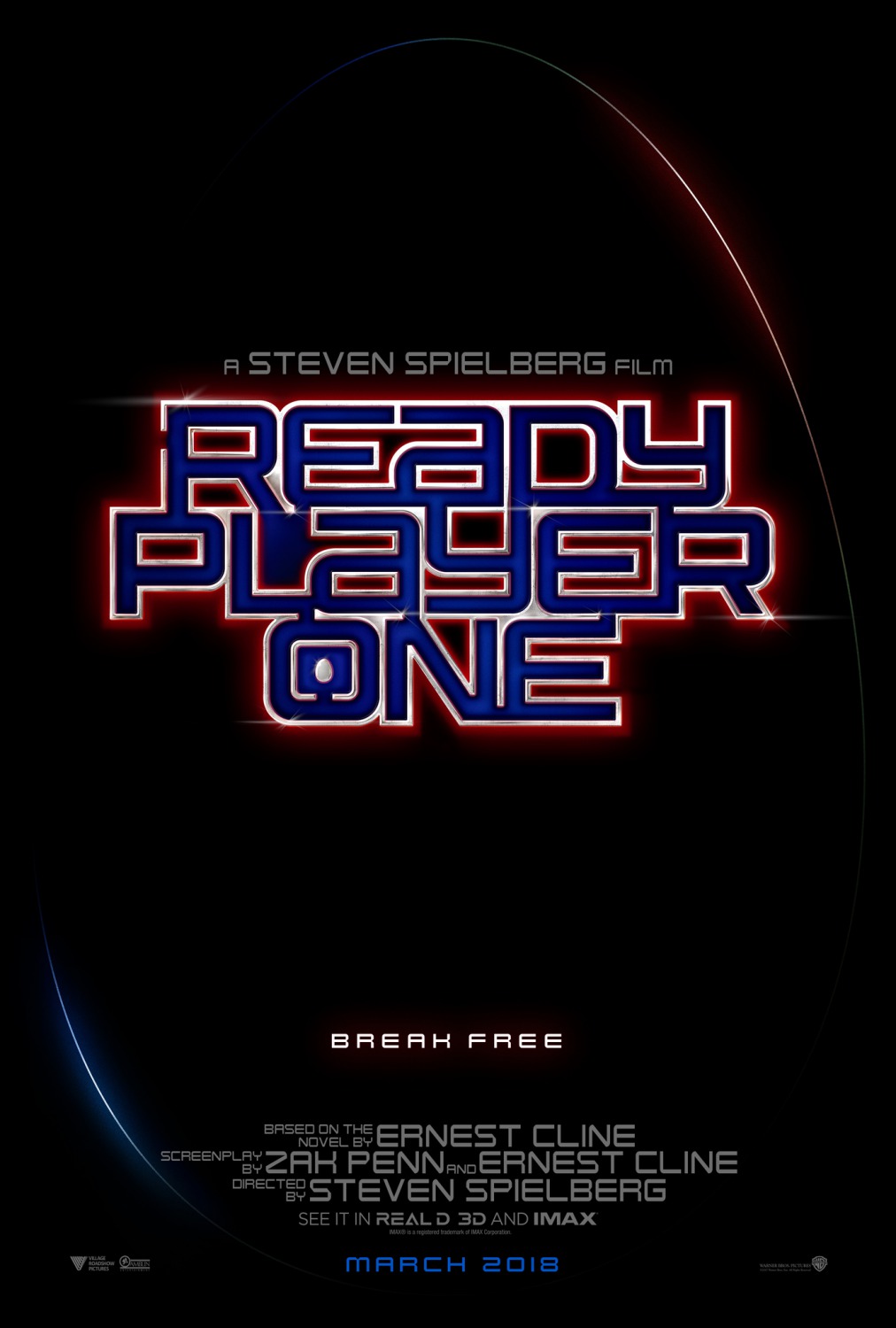 Poster em Adesivo do Filme Jogador Nº 1 Ready Player Number One