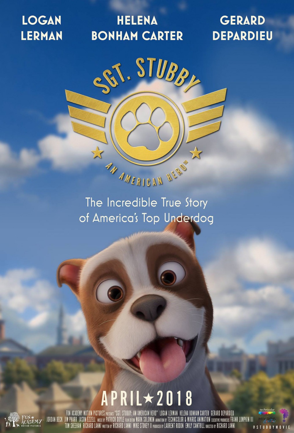 Extra Large Movie Poster Image for Sgt. Stubby: An American Hero (#2 of 2)
