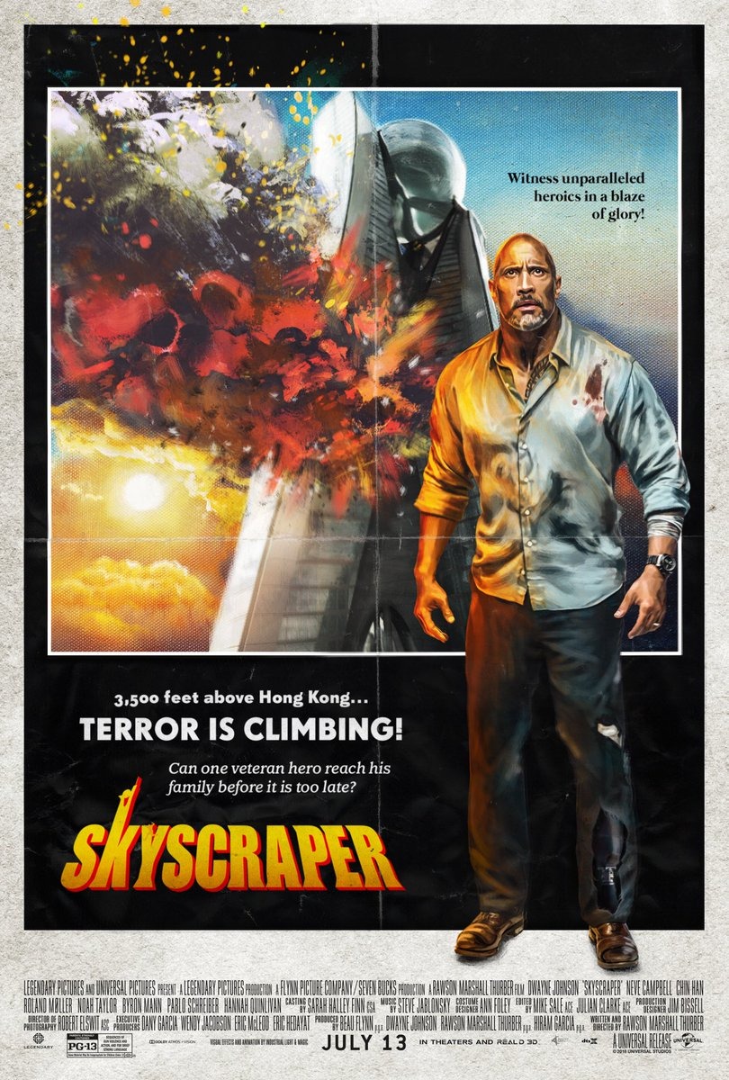 Extra Large Movie Poster Image for Skyscraper (#6 of 7)