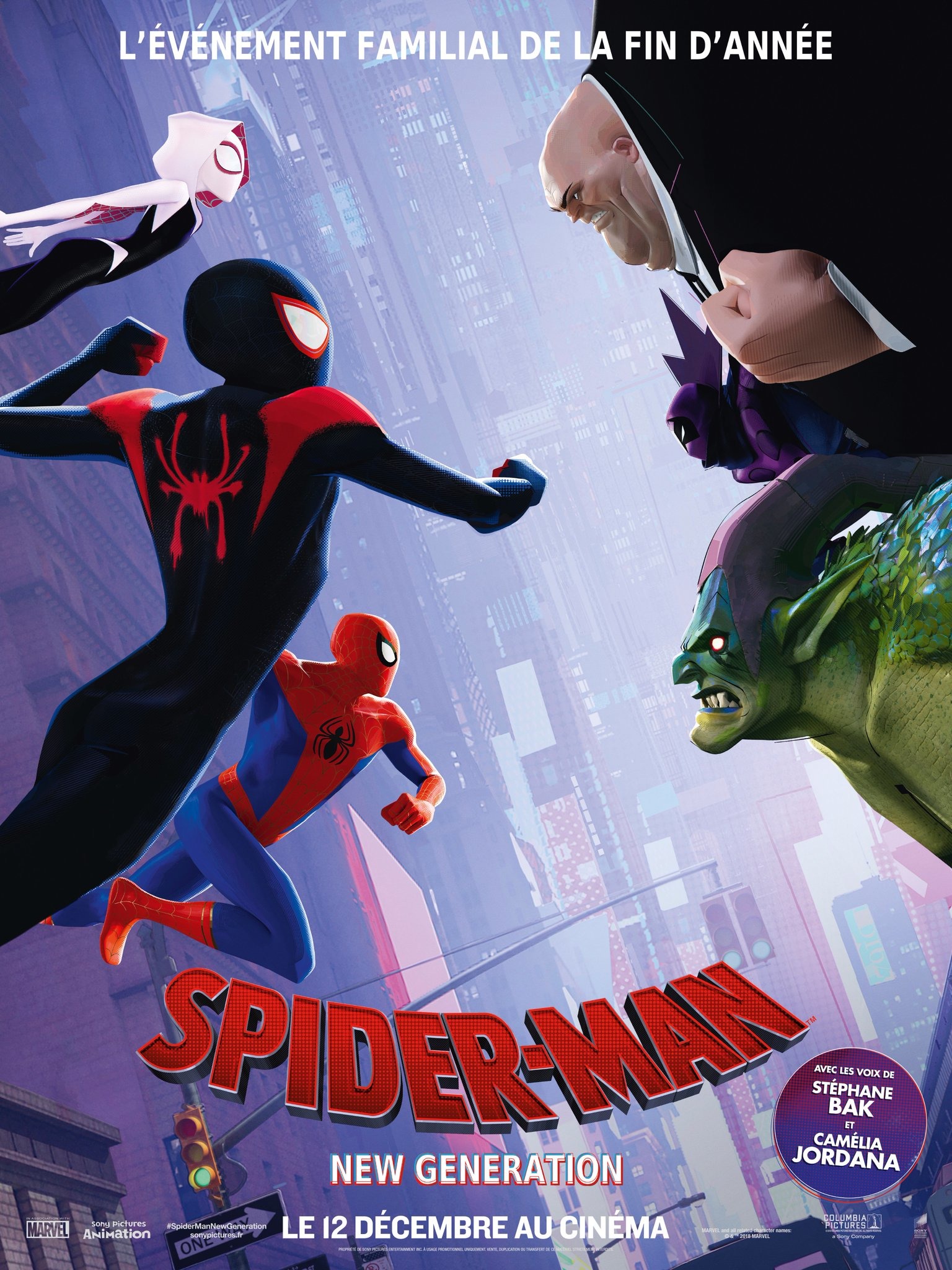 Spider Man Into The Spider Verse International Poster Sees Our Web