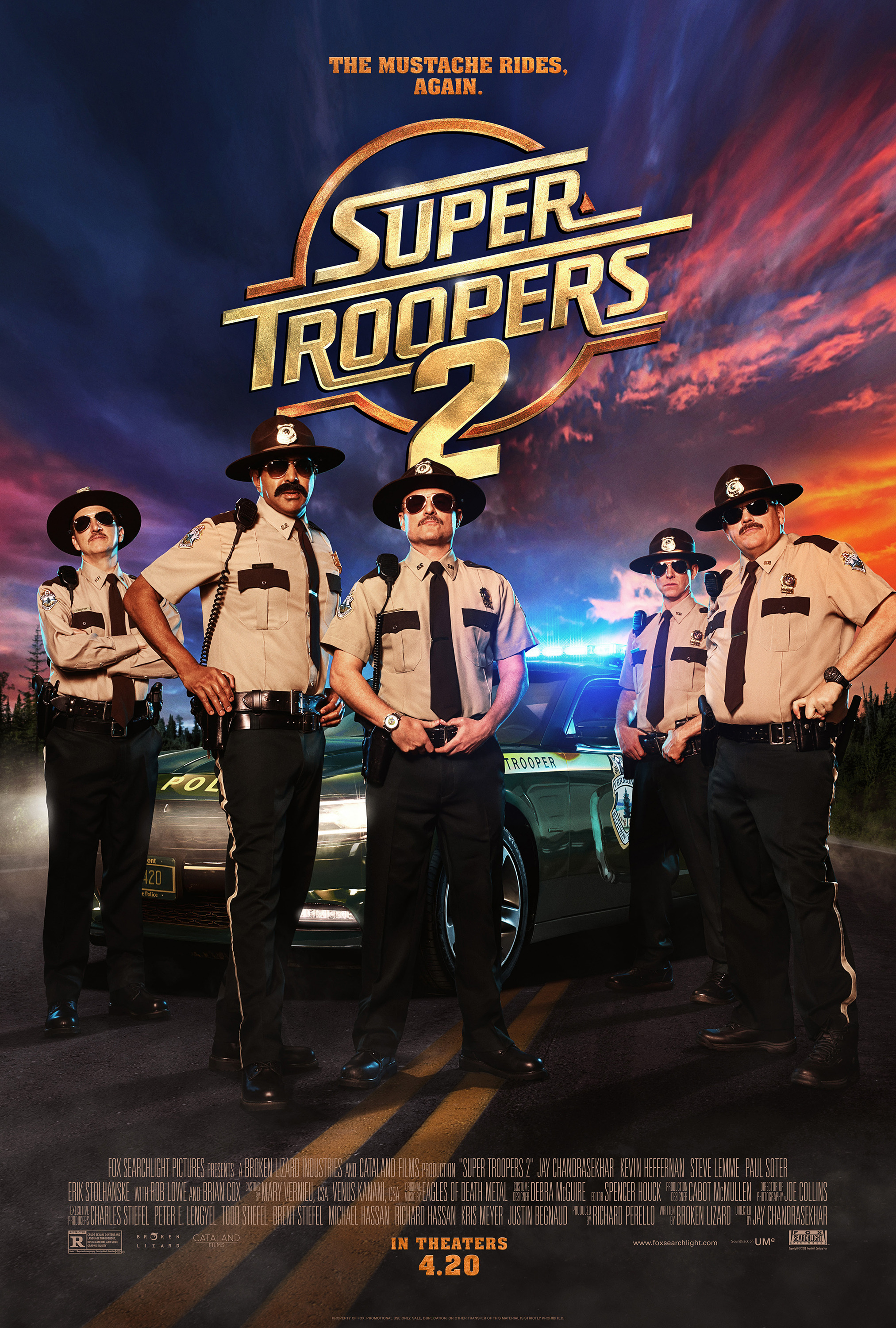 Mega Sized Movie Poster Image for Super Troopers 2 (#3 of 3)