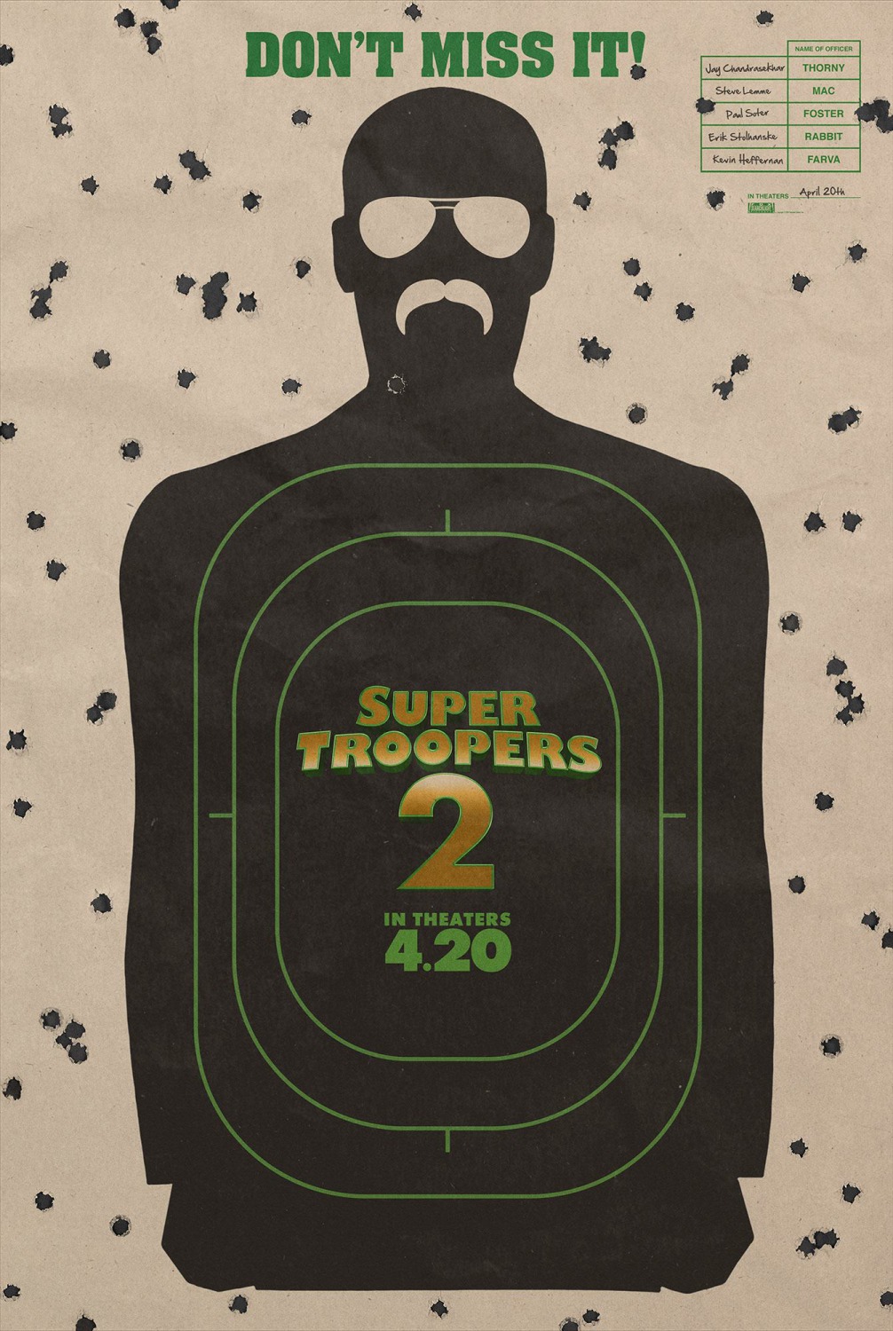 Extra Large Movie Poster Image for Super Troopers 2 (#1 of 3)