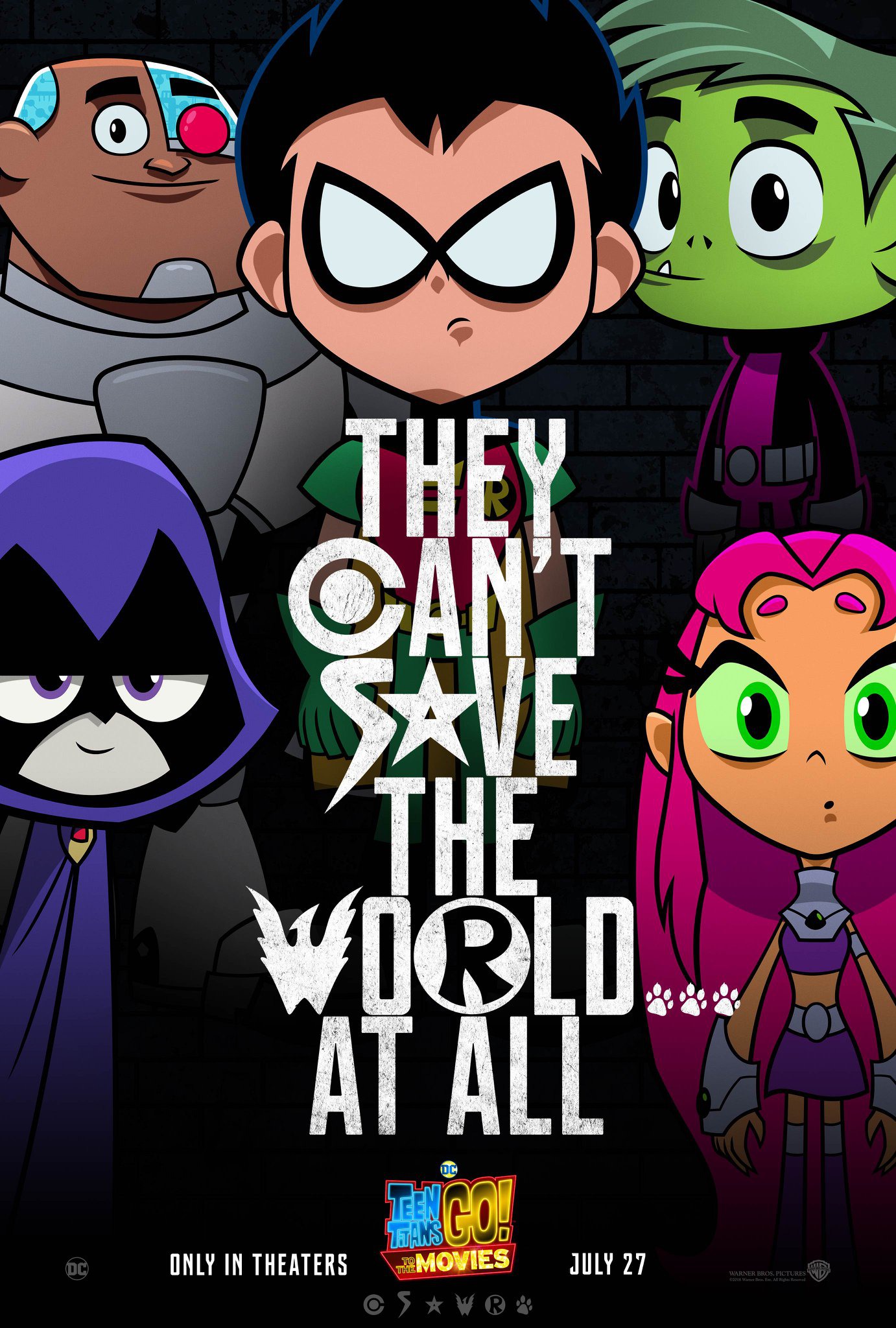 Mega Sized Movie Poster Image for Teen Titans Go! To the Movies (#2 of 9)