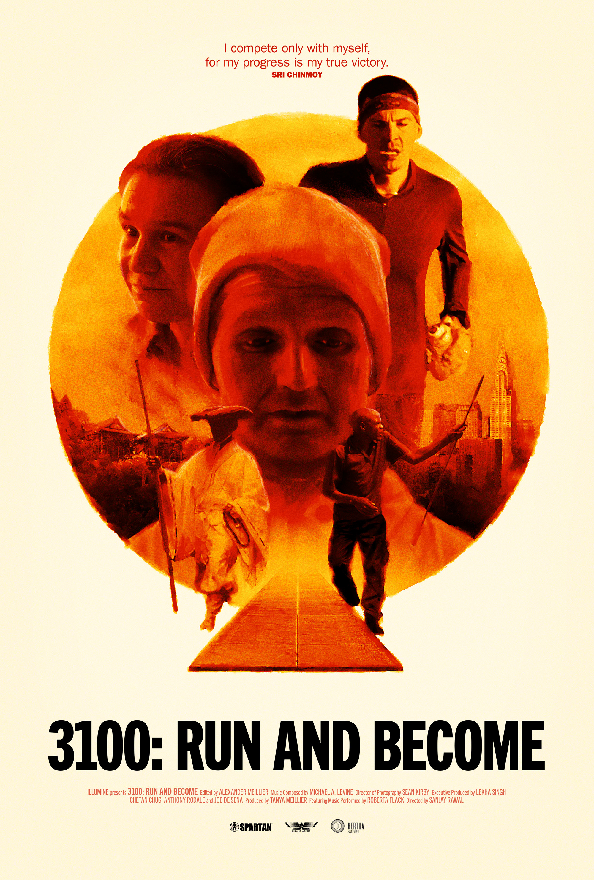 Mega Sized Movie Poster Image for 3100, Run and Become 