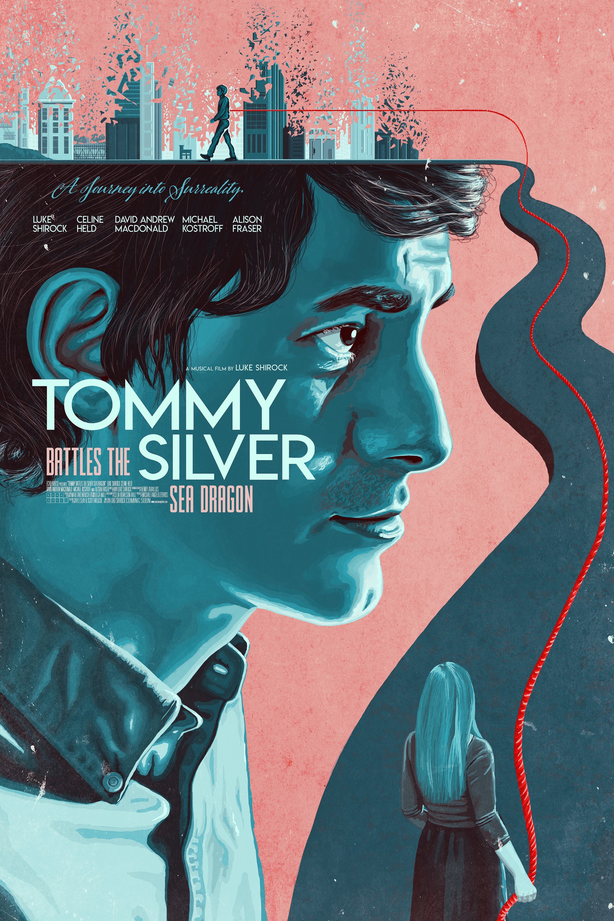 Mega Sized Movie Poster Image for Tommy Battles the Silver Sea Dragon 