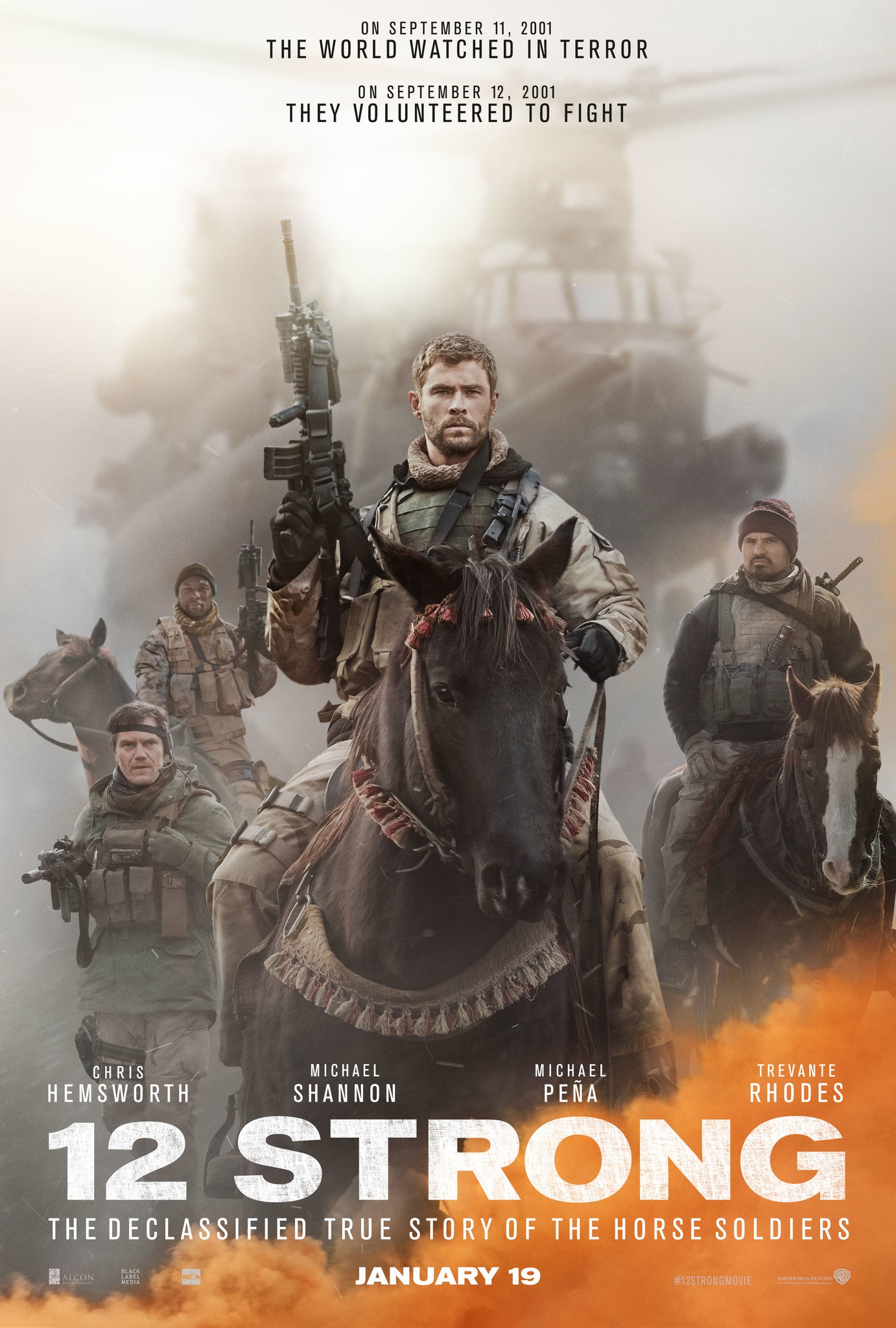 Mega Sized Movie Poster Image for 12 Strong (#1 of 7)