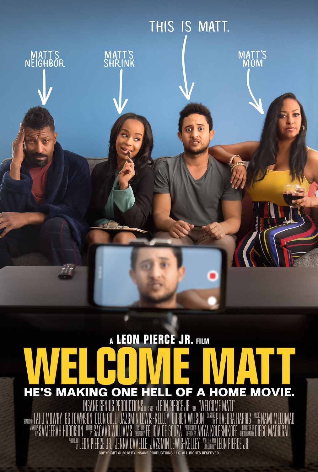 Extra Large Movie Poster Image for Welcome Matt 