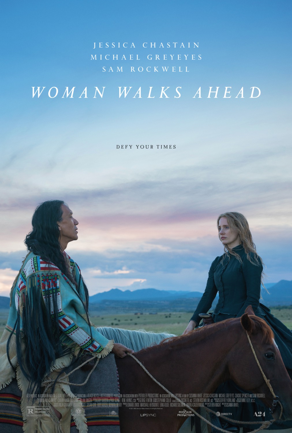 Extra Large Movie Poster Image for Woman Walks Ahead 