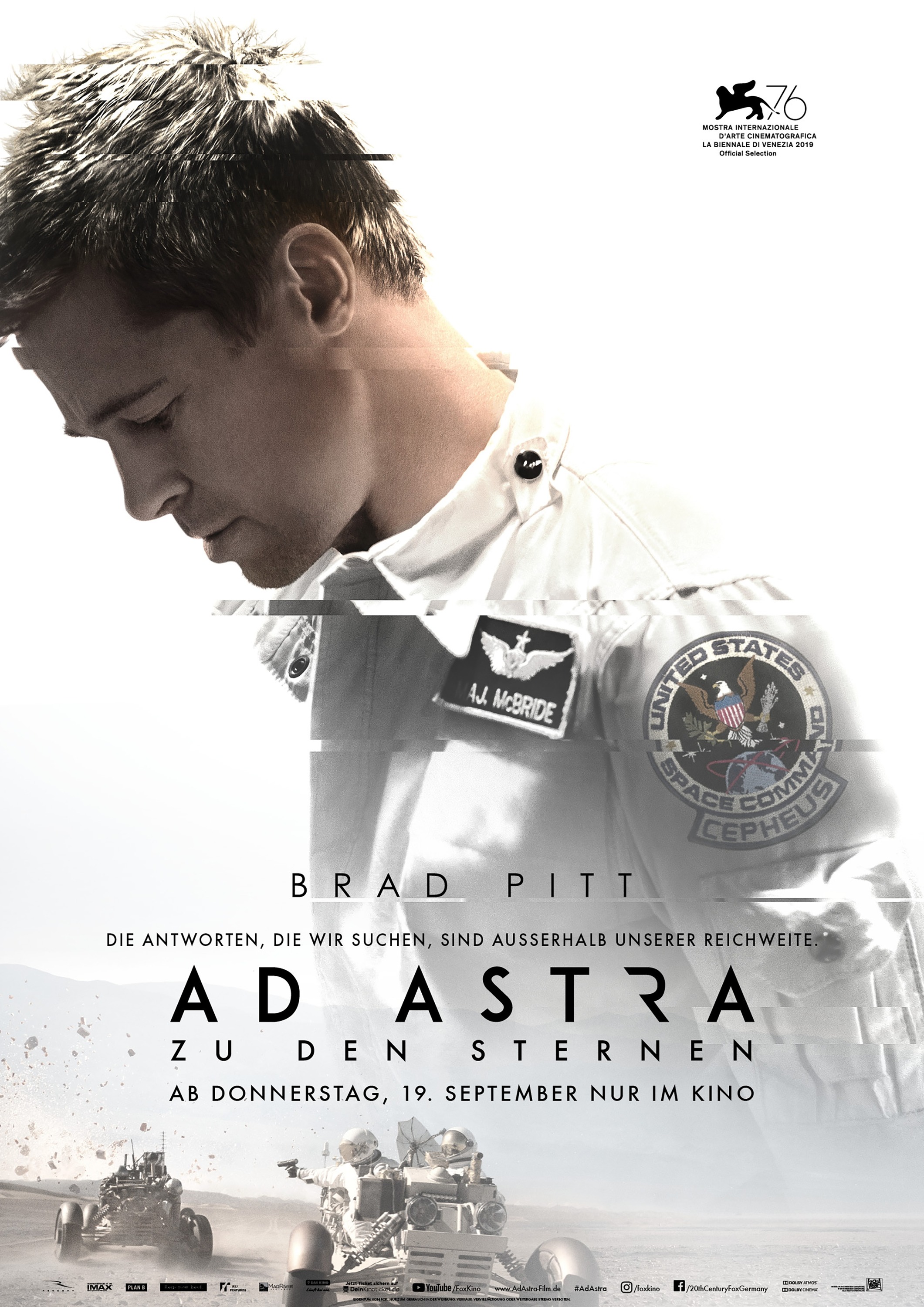 Mega Sized Movie Poster Image for Ad Astra (#6 of 8)
