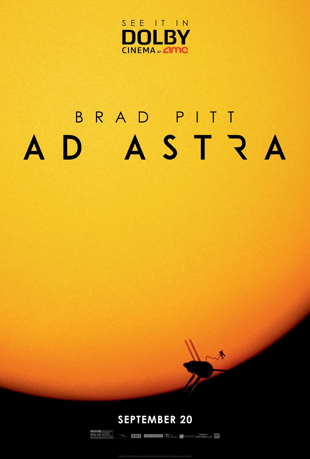 Extra Large Movie Poster Image for Ad Astra (#8 of 8)
