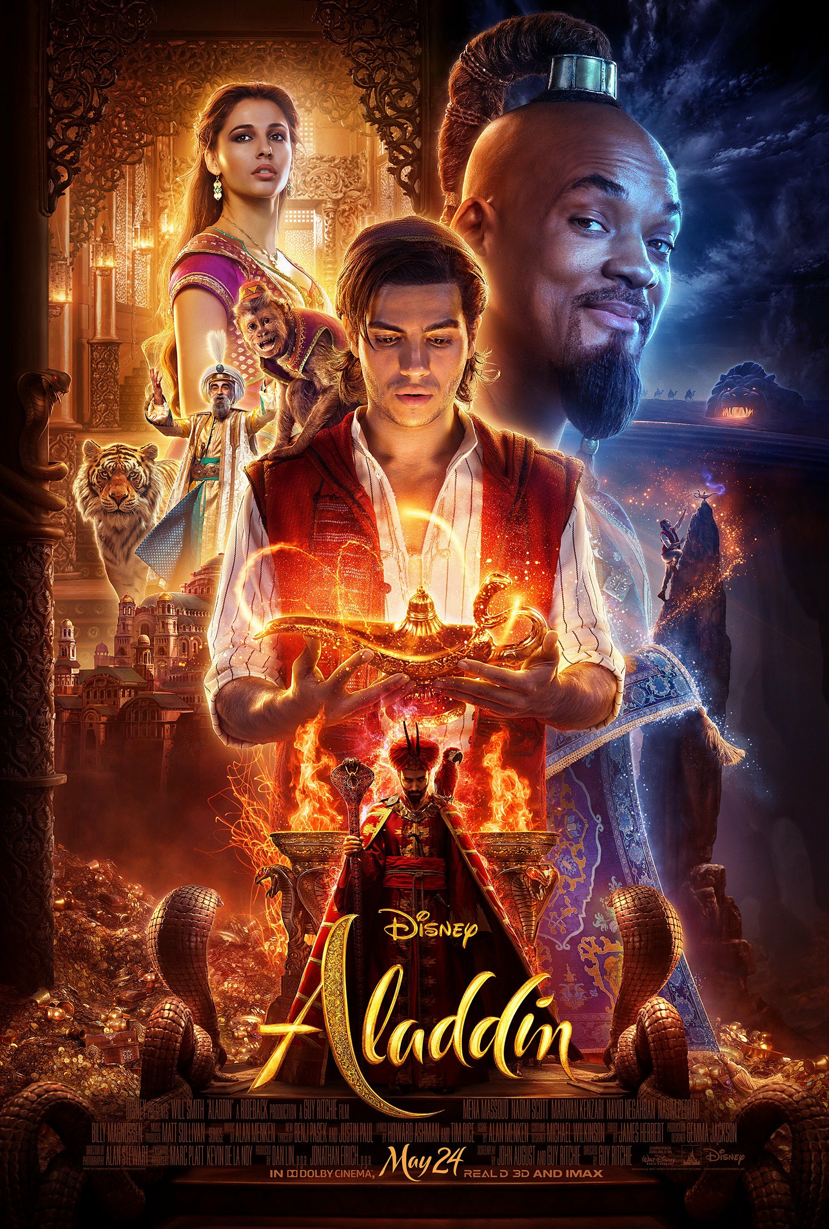 Mega Sized Movie Poster Image for Aladdin (#2 of 12)