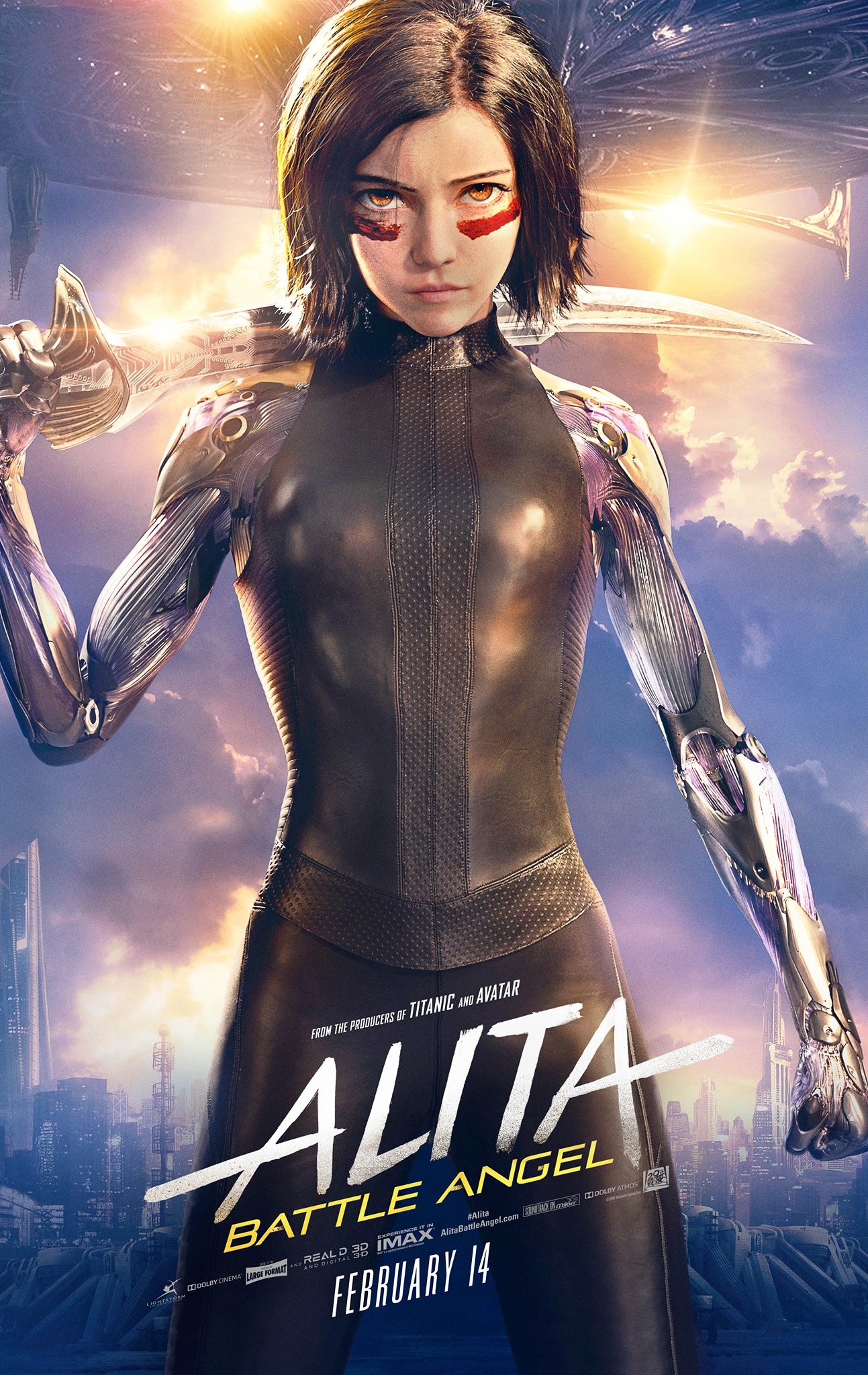 Mega Sized Movie Poster Image for Alita: Battle Angel (#2 of 31)