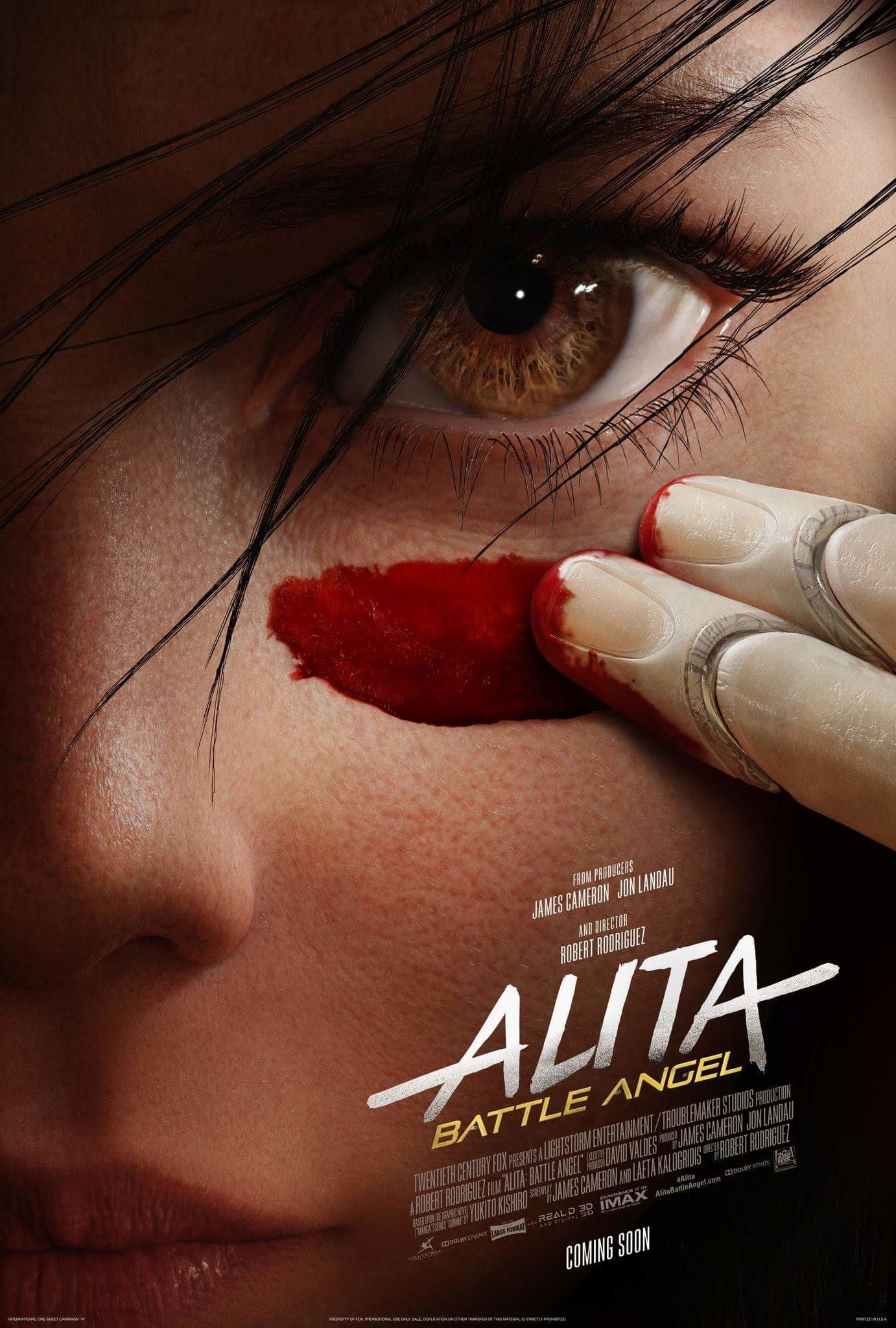 Mega Sized Movie Poster Image for Alita: Battle Angel (#1 of 31)