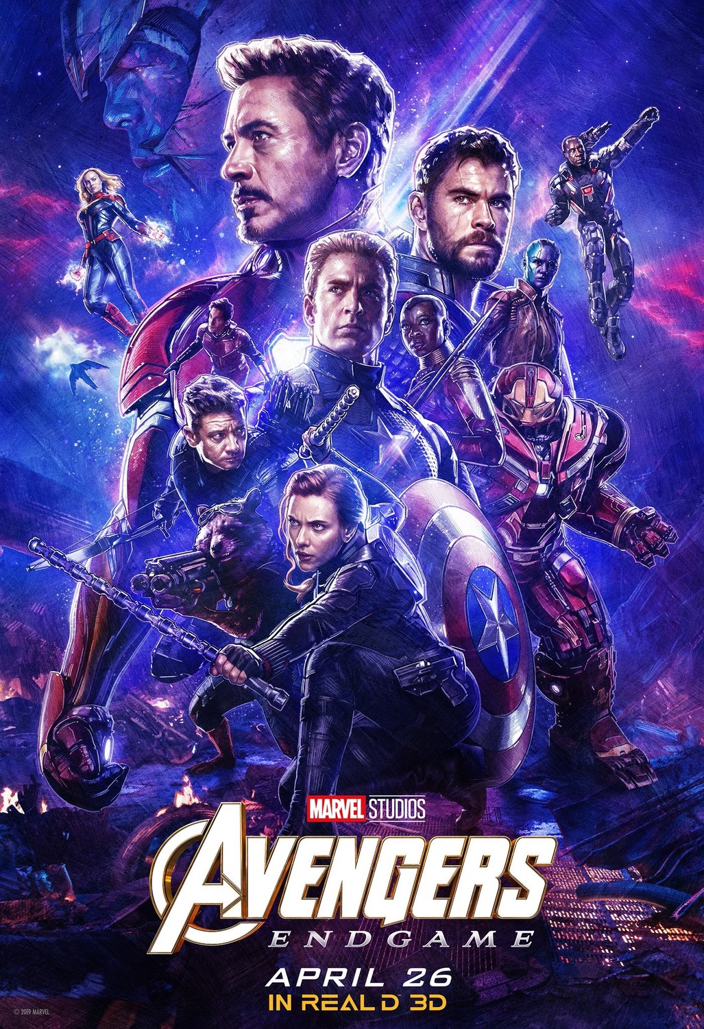 Extra Large Movie Poster Image for Avengers: Endgame (#44 of 62)