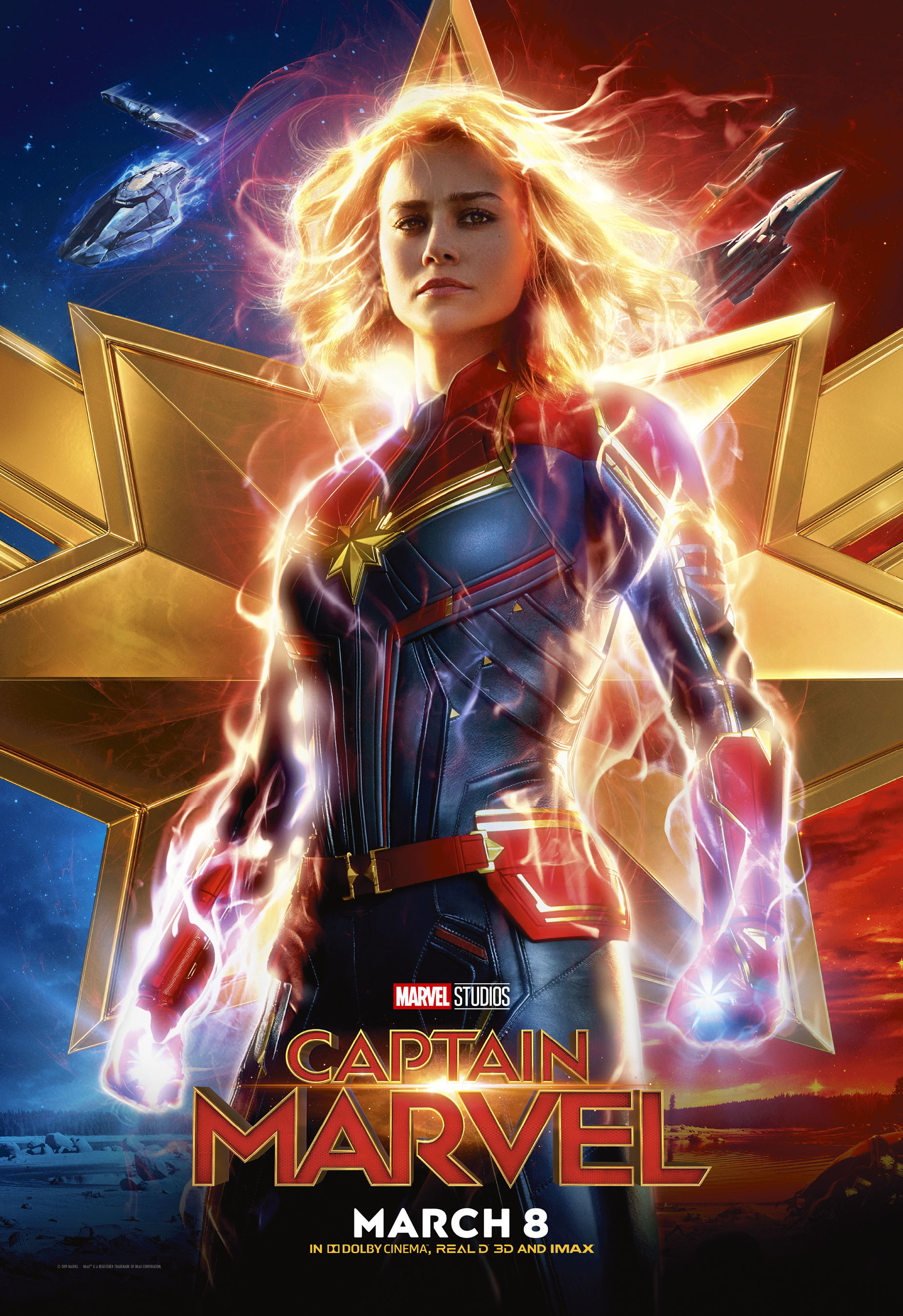 Mega Sized Movie Poster Image for Captain Marvel (#22 of 24)