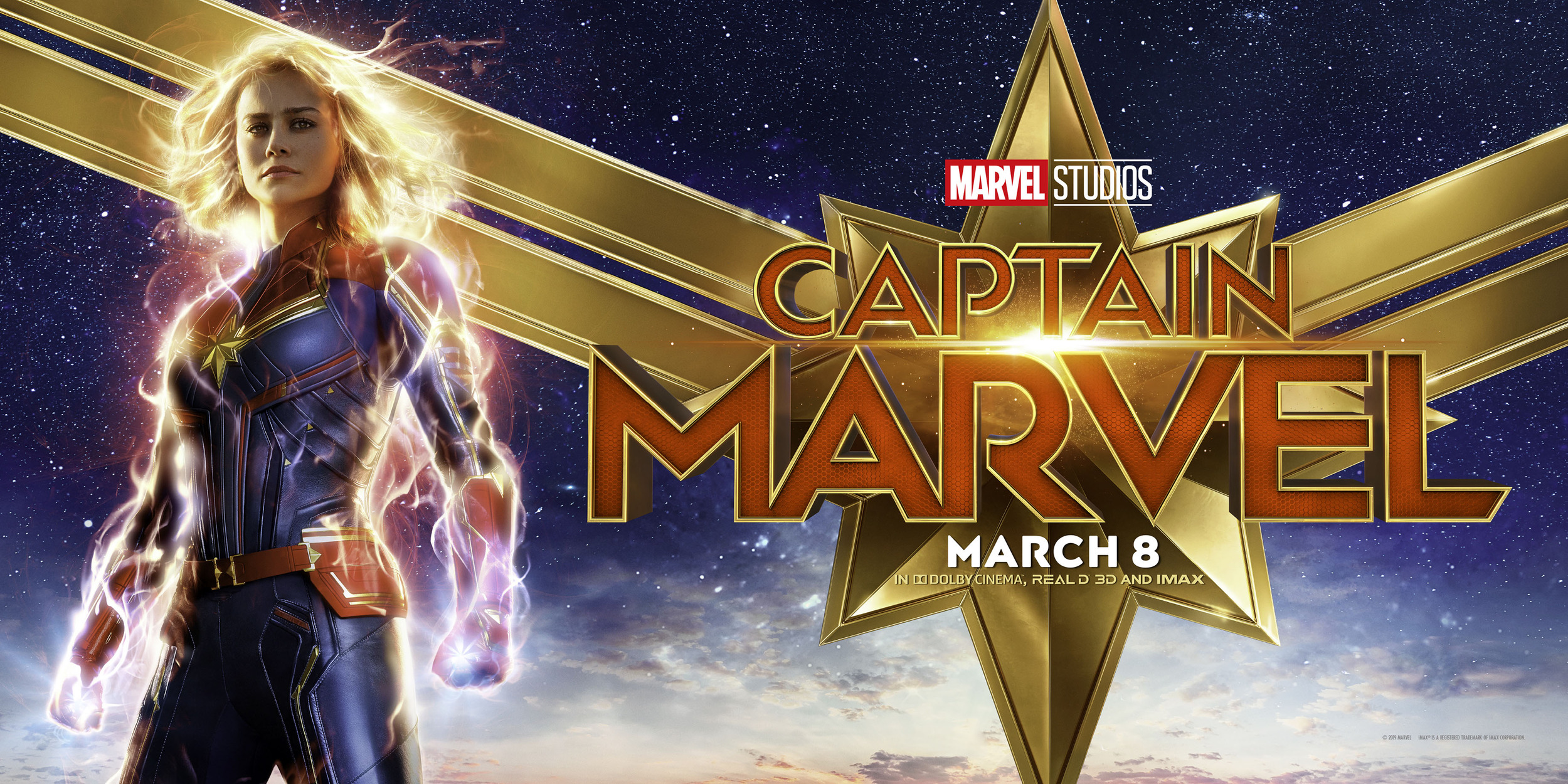Mega Sized Movie Poster Image for Captain Marvel (#23 of 25)