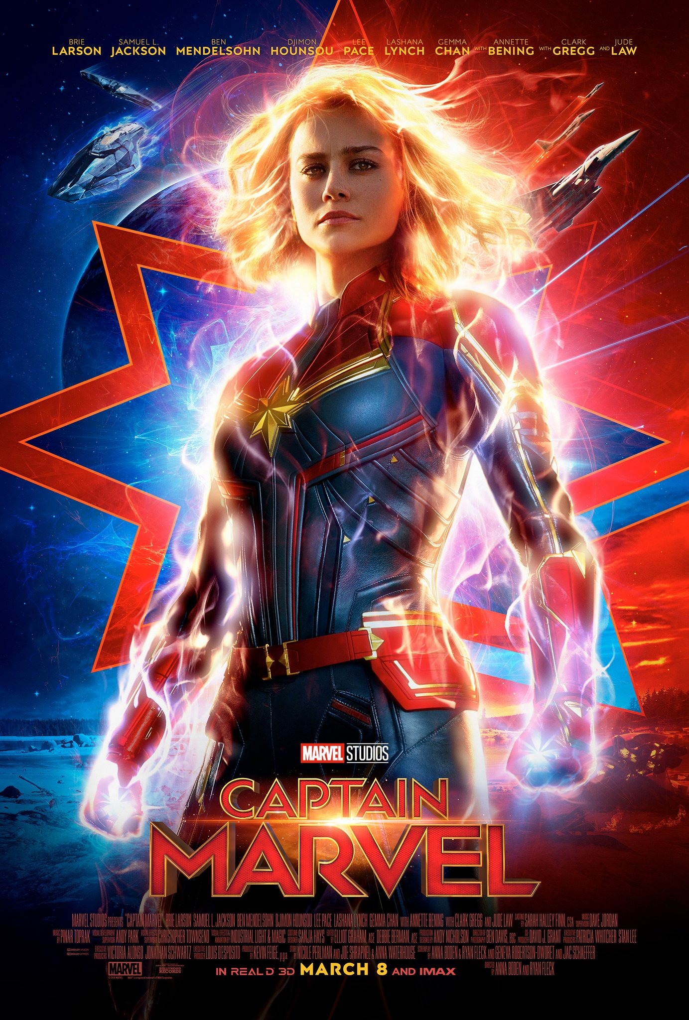 Mega Sized Movie Poster Image for Captain Marvel (#2 of 24)