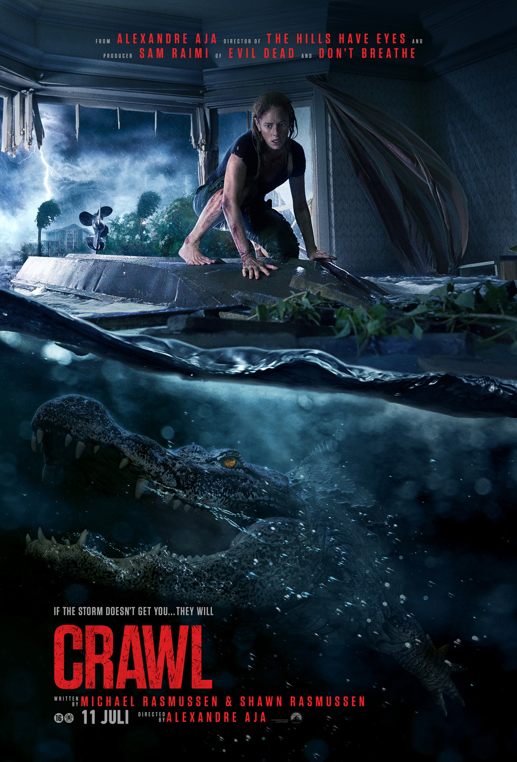 Extra Large Movie Poster Image for Crawl (#2 of 3)