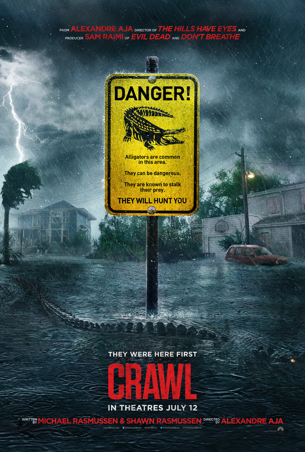 Extra Large Movie Poster Image for Crawl (#1 of 3)