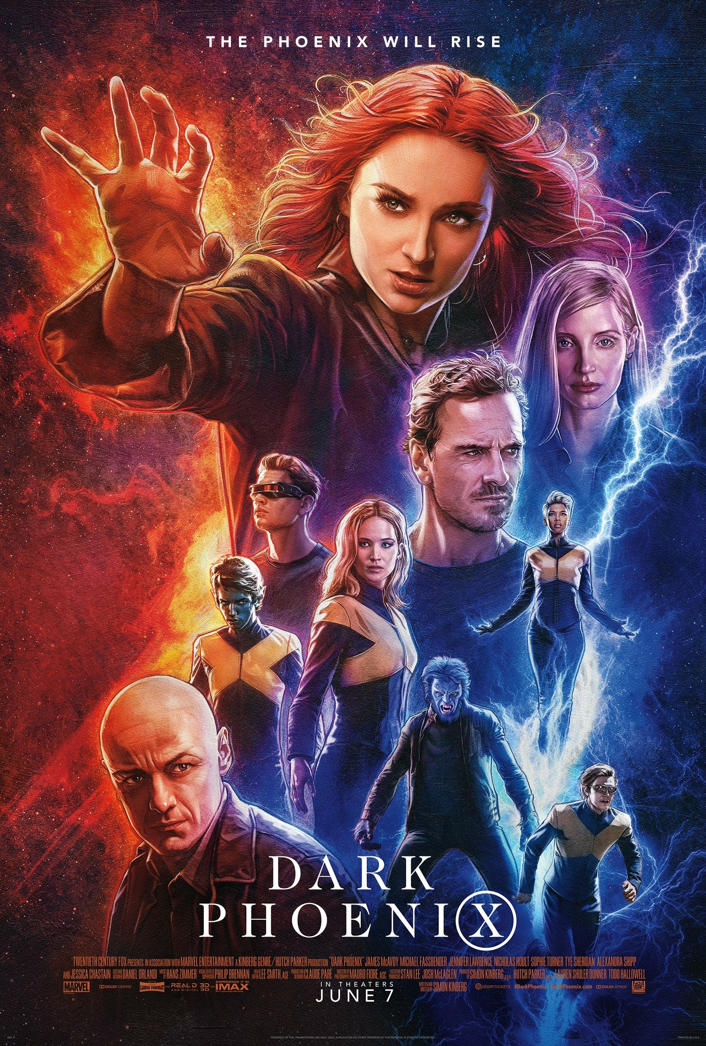 Mega Sized Movie Poster Image for Dark Phoenix (#18 of 32)