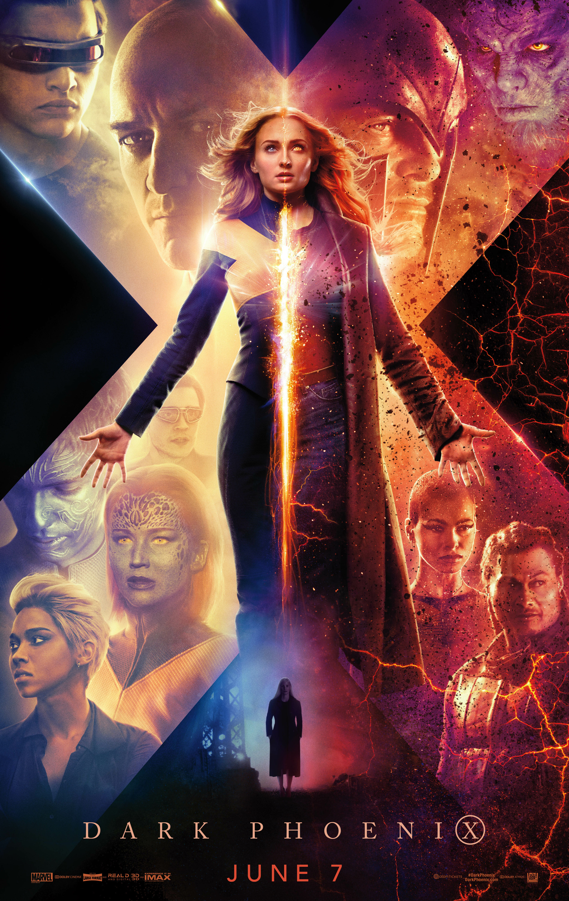 Mega Sized Movie Poster Image for Dark Phoenix (#2 of 32)