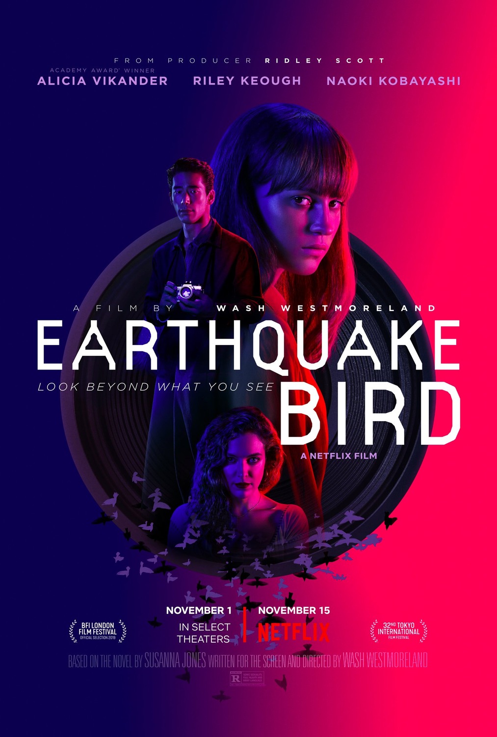 Extra Large Movie Poster Image for Earthquake Bird 