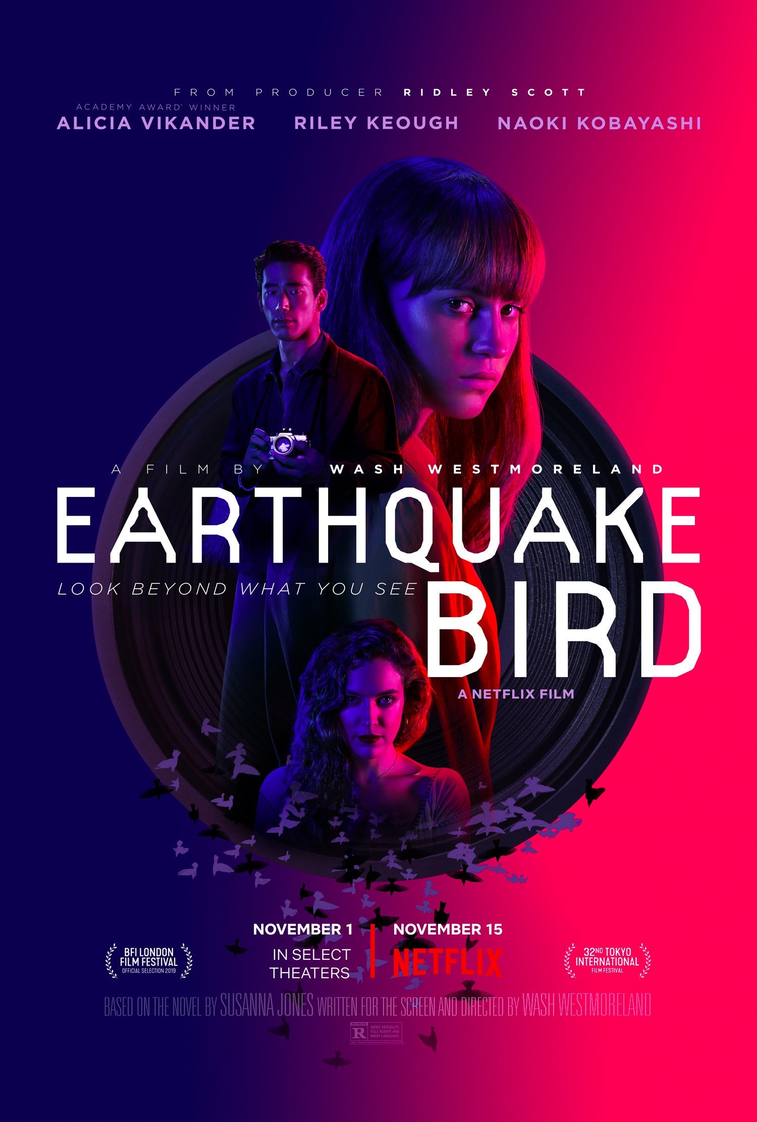 Mega Sized Movie Poster Image for Earthquake Bird 