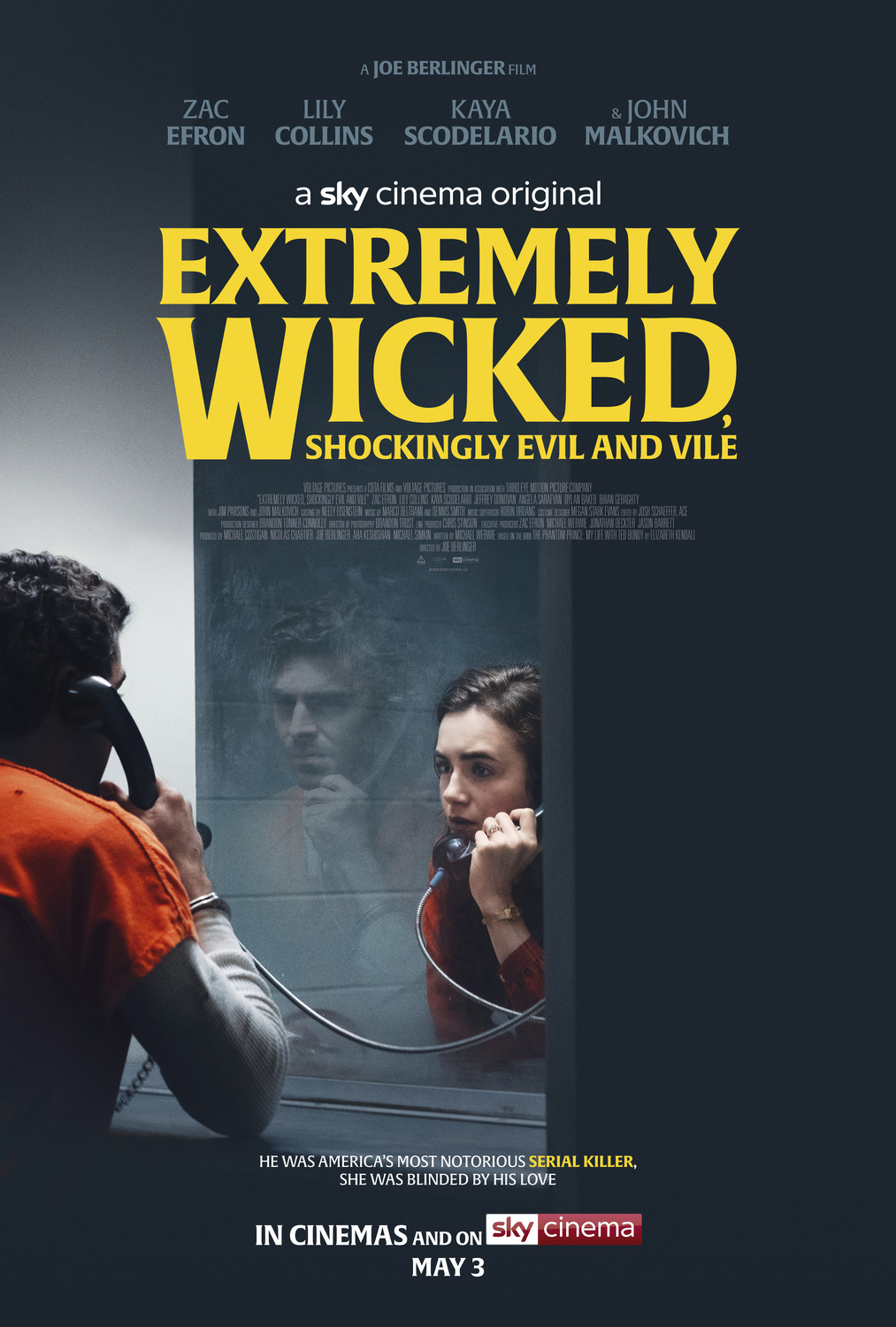Extra Large Movie Poster Image for Extremely Wicked, Shockingly Evil, and Vile (#4 of 6)