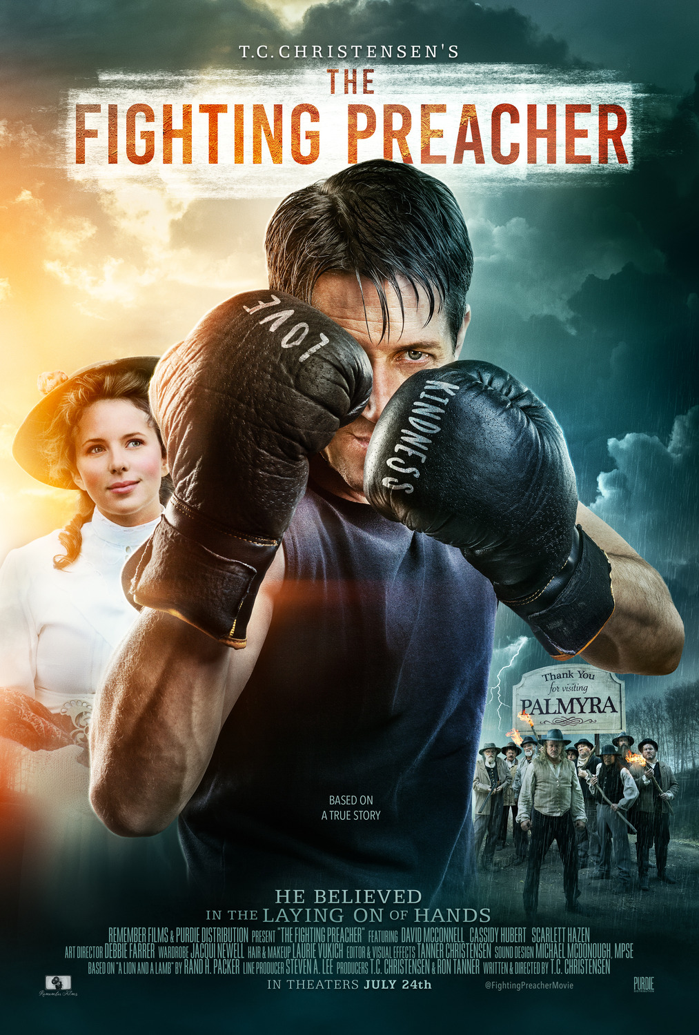 Extra Large Movie Poster Image for The Fighting Preacher 