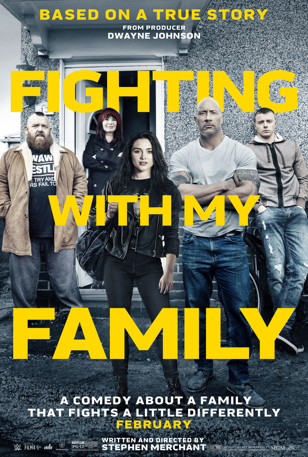 Extra Large Movie Poster Image for Fighting with My Family (#1 of 3)