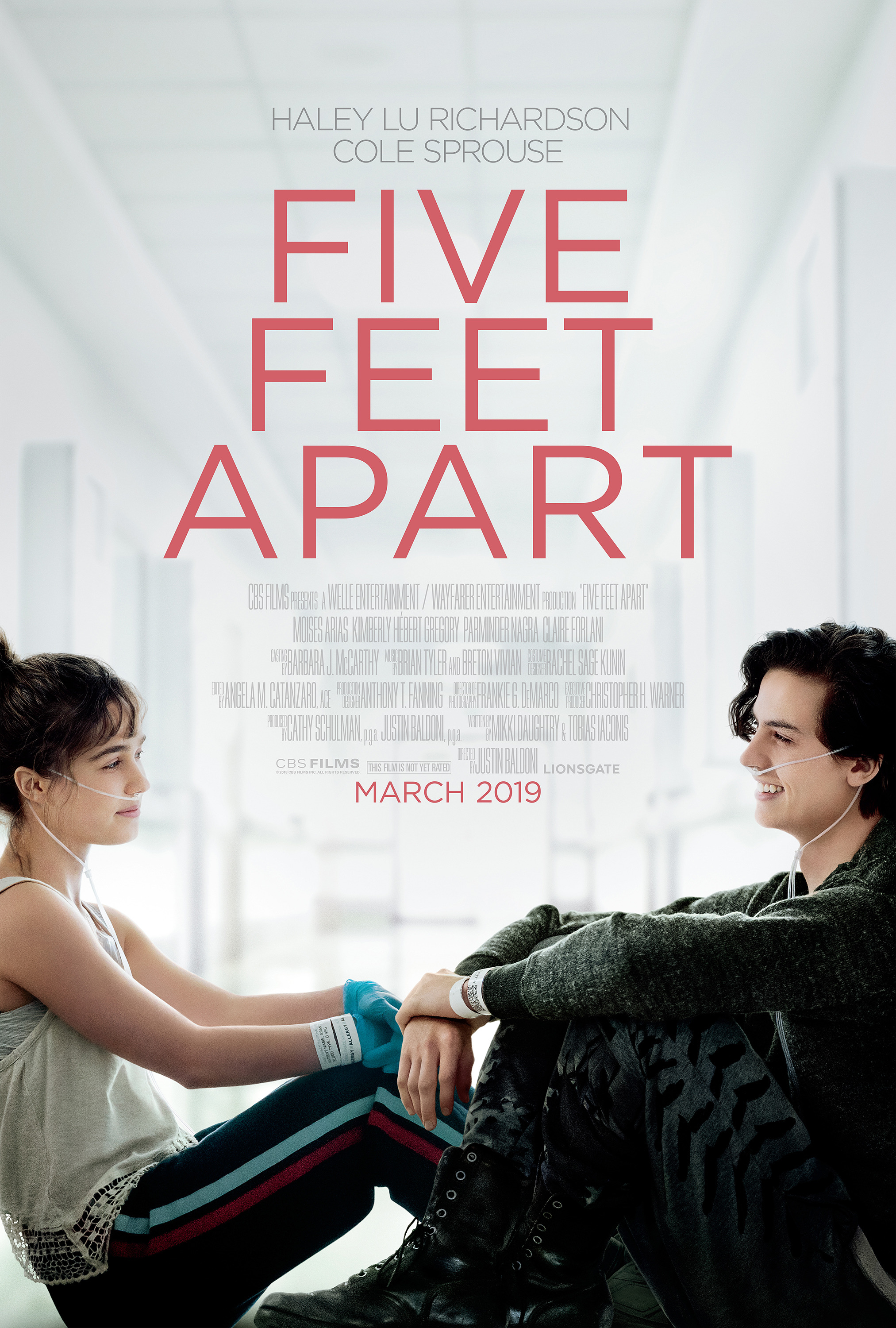 Mega Sized Movie Poster Image for Five Feet Apart (#1 of 5)