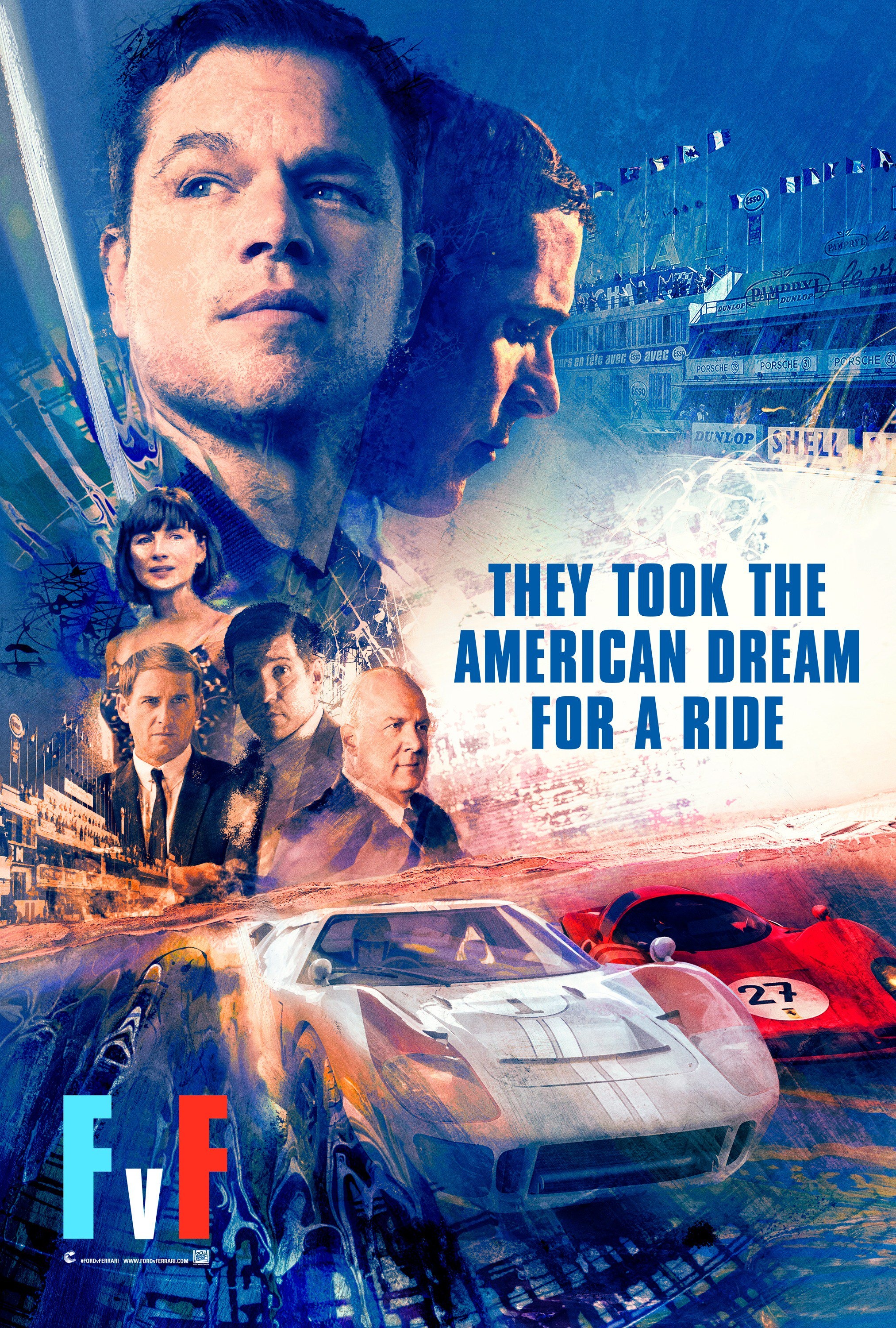 Mega Sized Movie Poster Image for Ford v. Ferrari (#6 of 11)