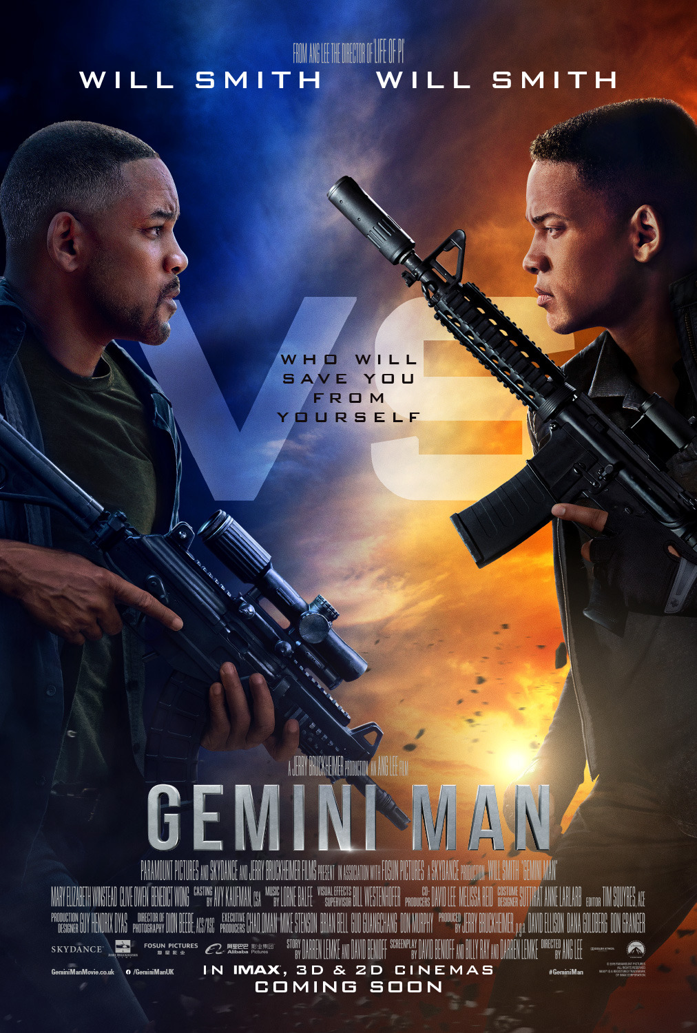 Extra Large Movie Poster Image for Gemini Man (#2 of 9)