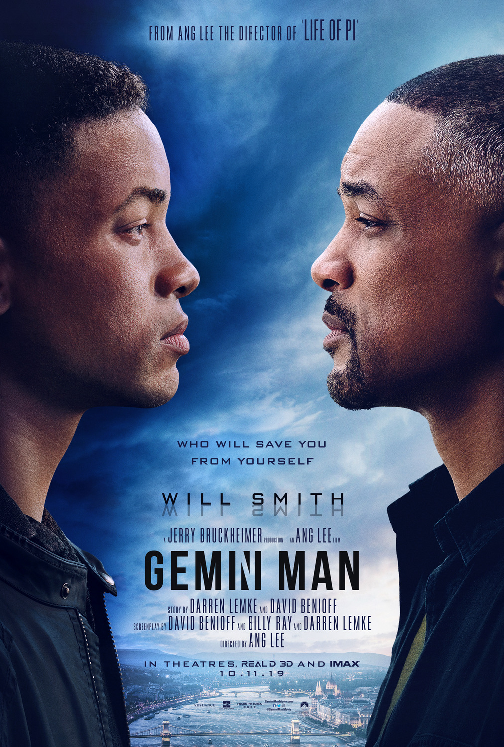 Extra Large Movie Poster Image for Gemini Man (#1 of 9)