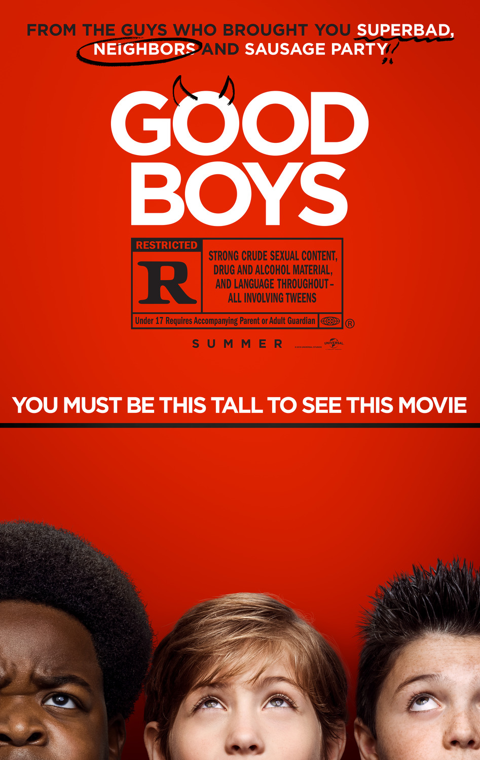 Extra Large Movie Poster Image for Good Boys 