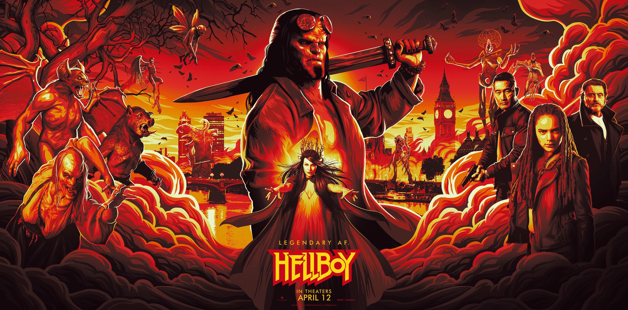 Mega Sized Movie Poster Image for Hellboy (#2 of 26)