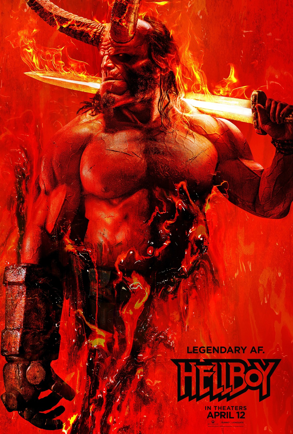 Extra Large Movie Poster Image for Hellboy (#1 of 26)