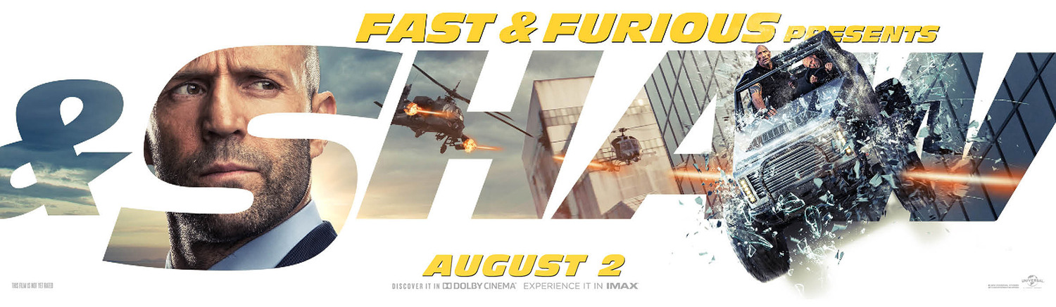 Extra Large Movie Poster Image for Hobbs & Shaw (#13 of 13)