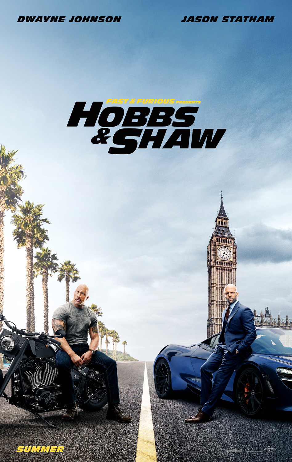Extra Large Movie Poster Image for Hobbs & Shaw (#1 of 13)