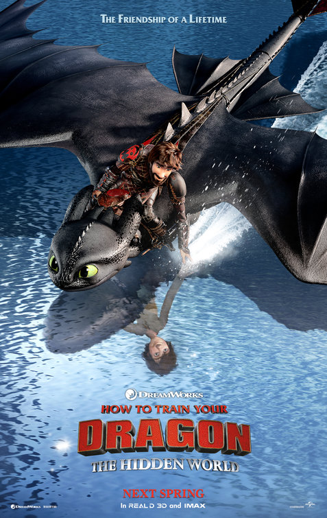 How to Train Your Dragon: The Hidden World Movie Poster