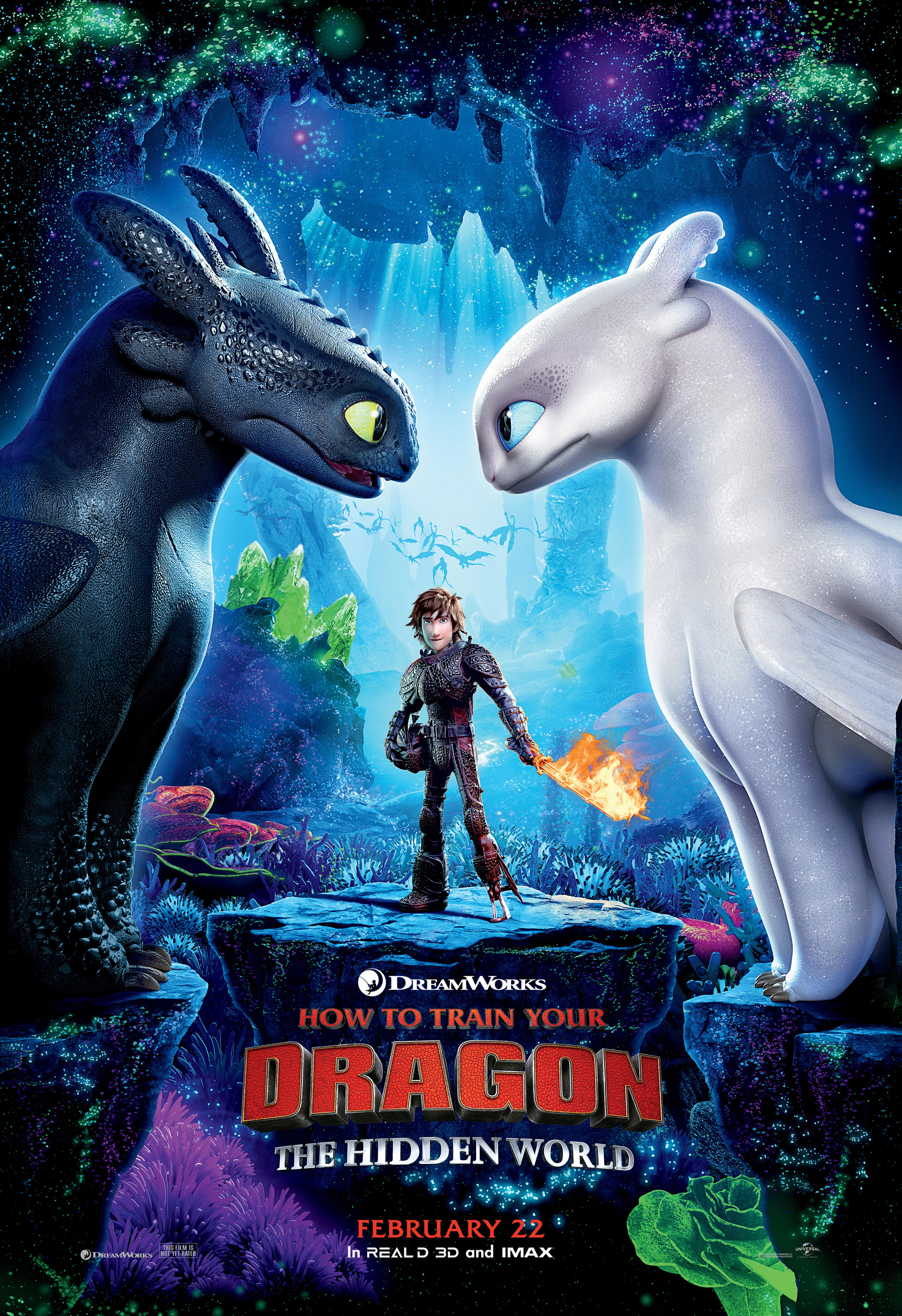 Mega Sized Movie Poster Image for How to Train Your Dragon: The Hidden World (#1 of 8)