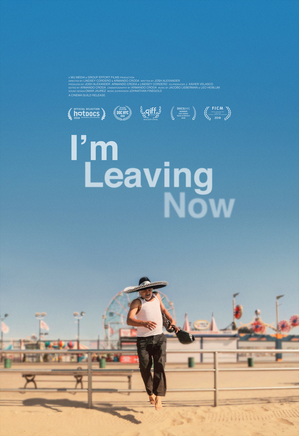 Extra Large Movie Poster Image for I'm Leaving Now 
