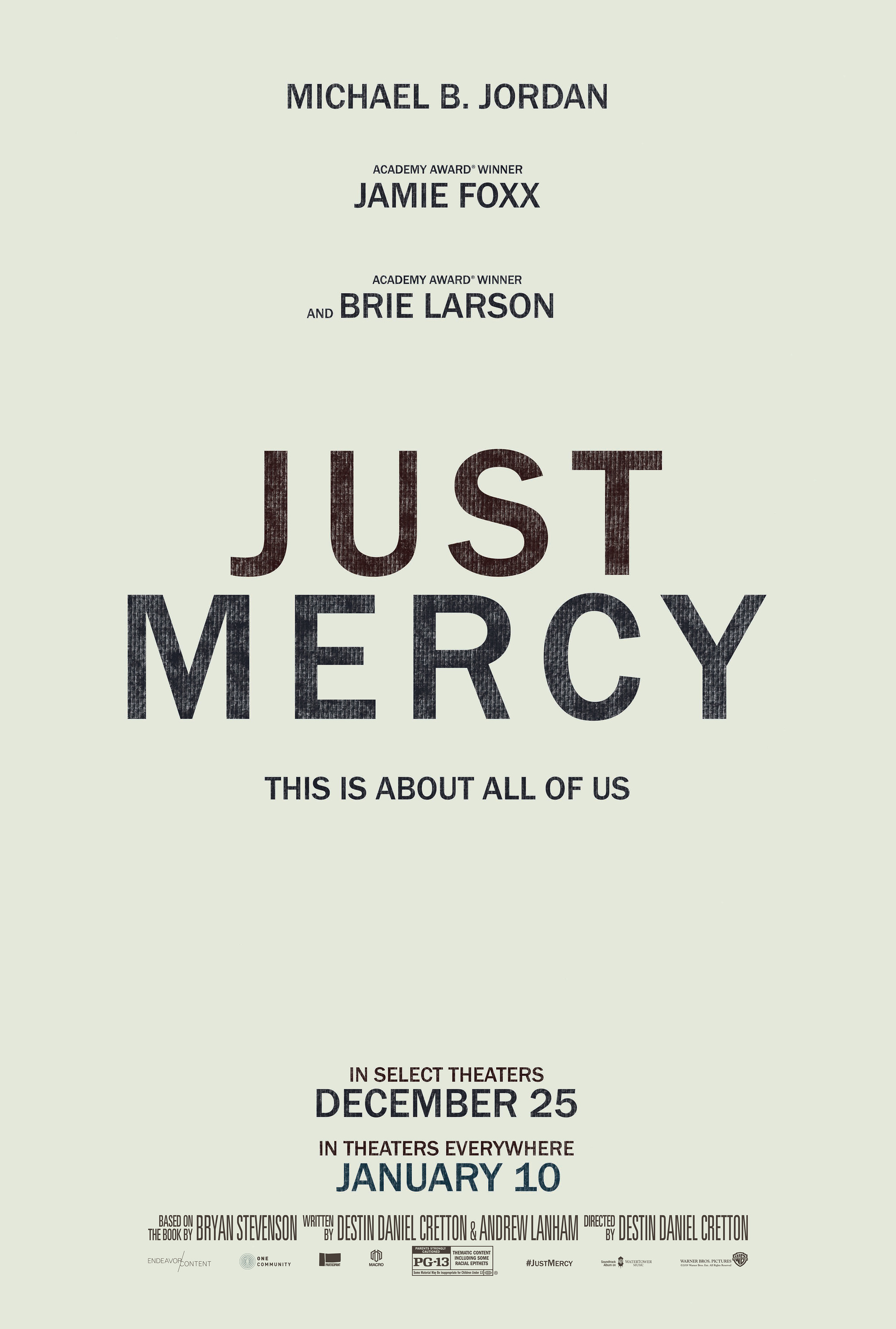 Just Mercy (1 of 4) Mega Sized Movie Poster Image IMP Awards
