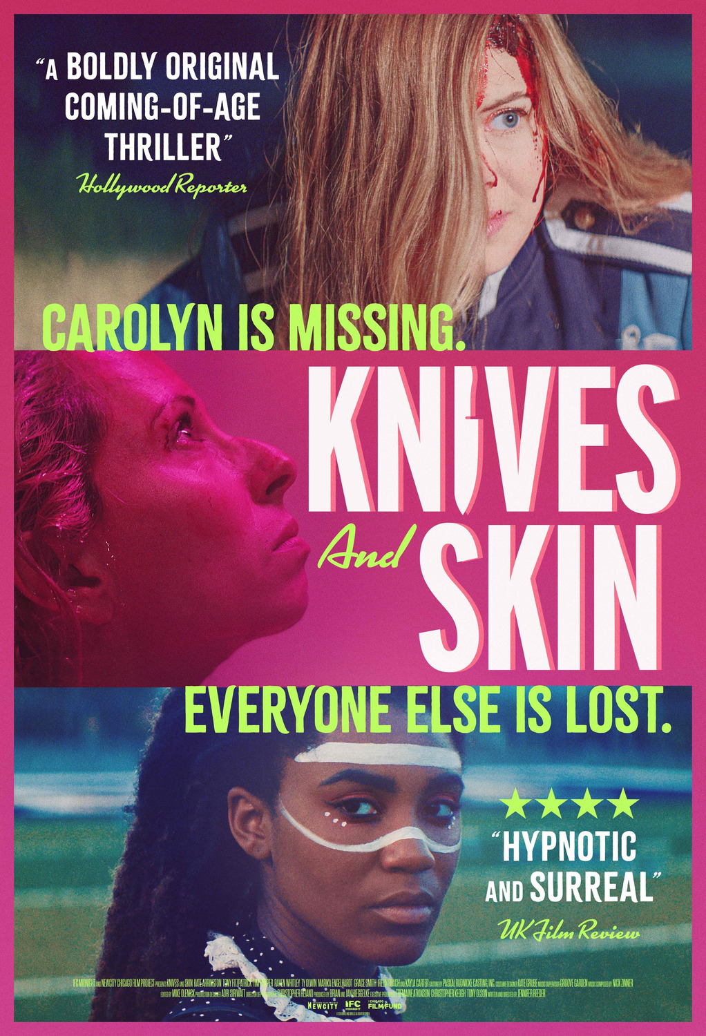 Extra Large Movie Poster Image for Knives and Skin (#3 of 3)