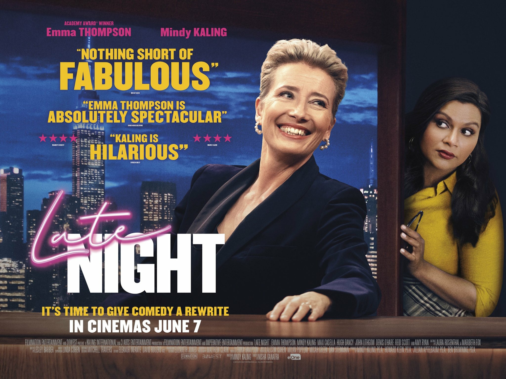 Mega Sized Movie Poster Image for Late Night (#2 of 2)