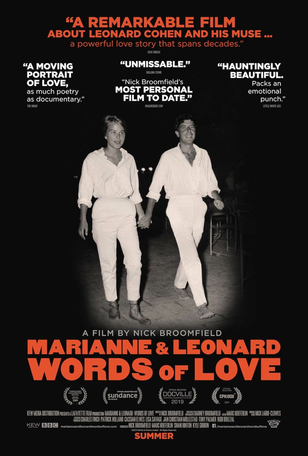 Extra Large Movie Poster Image for Marianne & Leonard: Words of Love 
