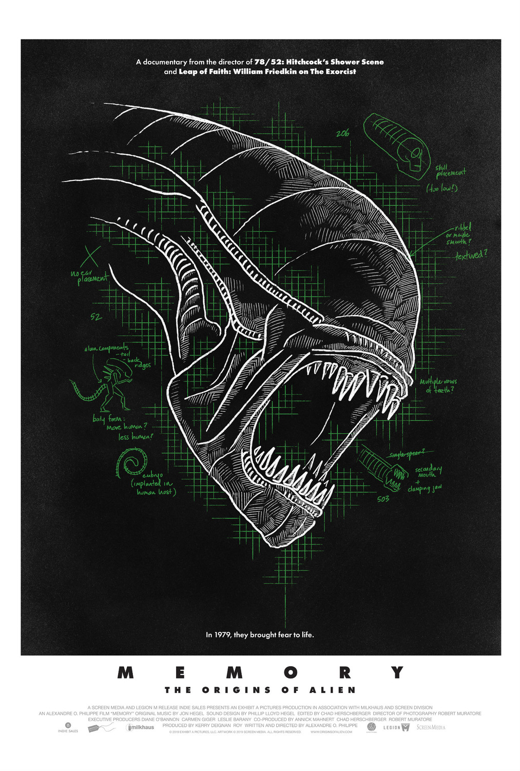 Extra Large Movie Poster Image for Memory: The Origins of Alien (#2 of 2)